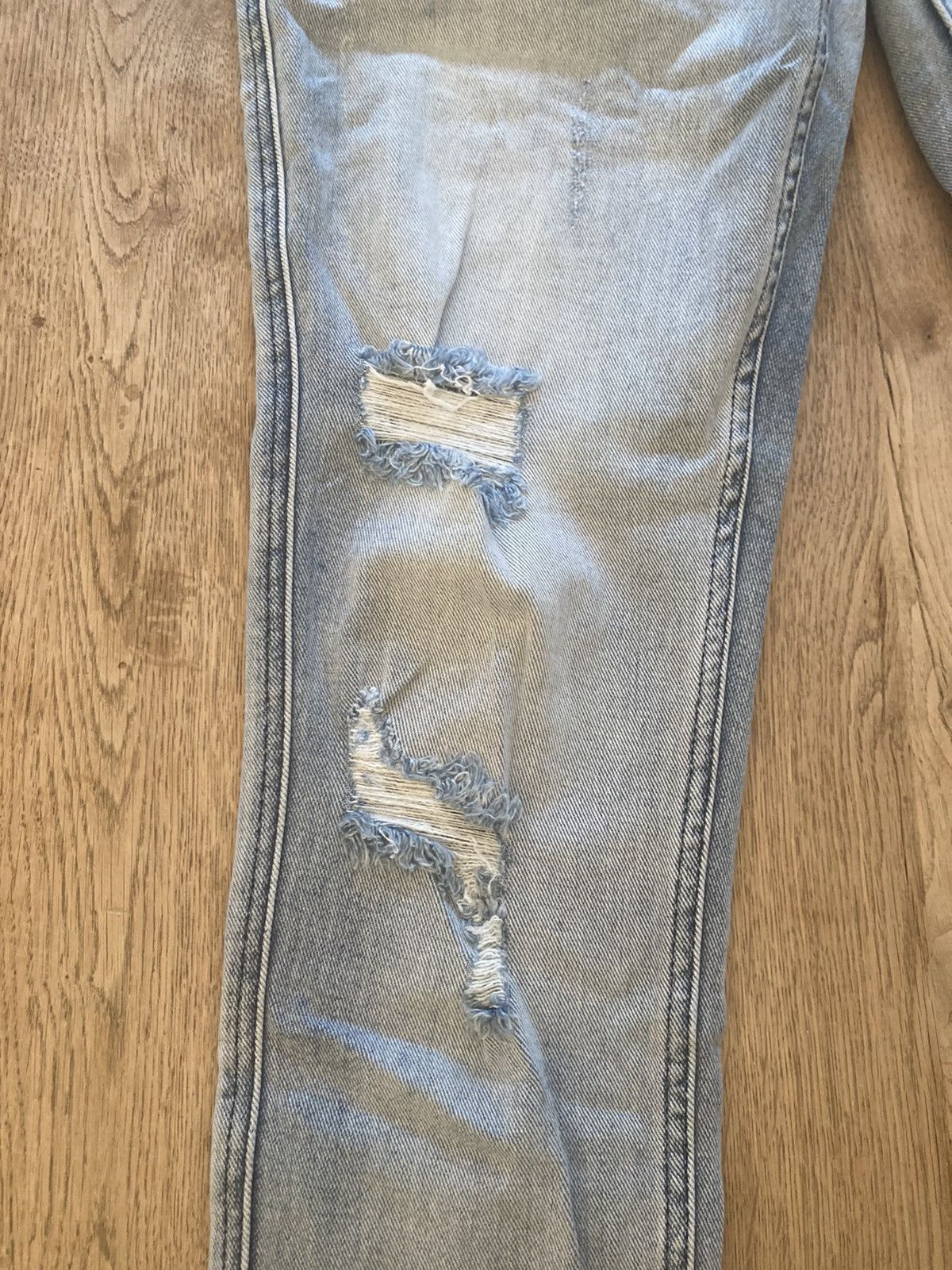 Ksubi Van Winkle Trashed Dreams Ripped Skinny Jeans Size US 34 / EU 50 - 4 Thumbnail