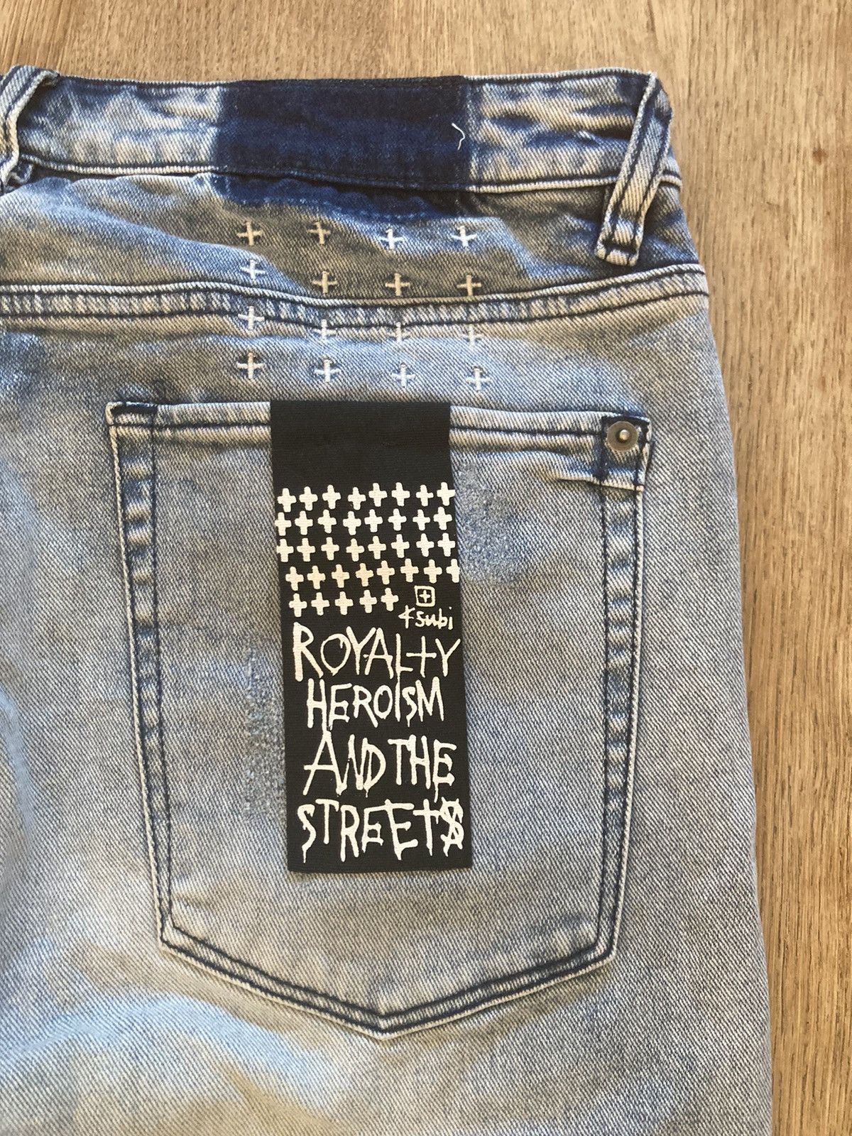 Ksubi Van Winkle Trashed Dreams Ripped Skinny Jeans Size US 34 / EU 50 - 7 Thumbnail
