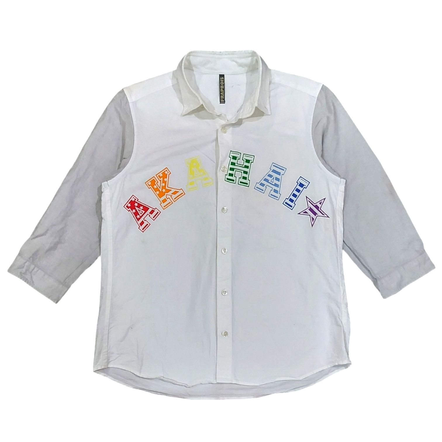 Frapbois × Issey Miyake × Japanese Brand RARE! FRAPBOIS JAPANESE BRAND "AKAHAI" 3/4 SLEEVE Size US S / EU 44-46 / 1 - 1 Thumbnail
