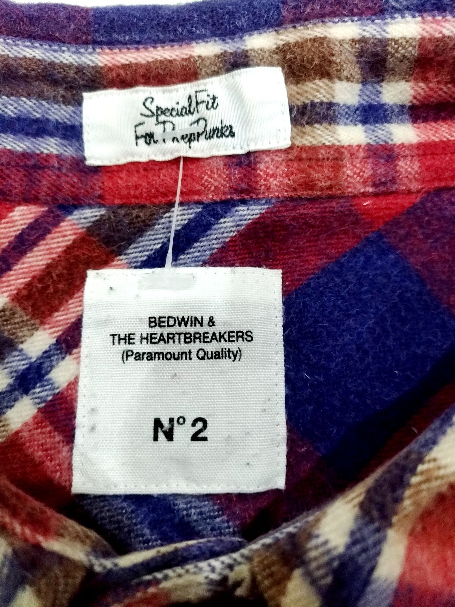 Bedwin & The Heartbreakers × Designer × Japanese Brand RARE! BEDWIN & THE HEARTBREAKERS MULTICOLORED PLAID FLANNEL Size US M / EU 48-50 / 2 - 8 Thumbnail