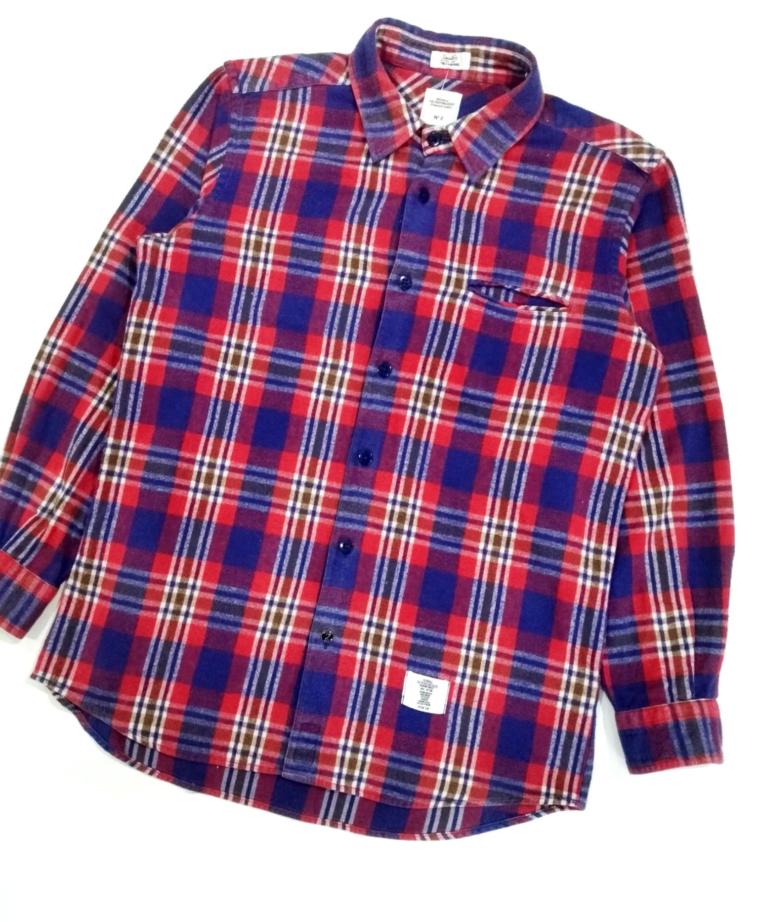 Bedwin & The Heartbreakers × Designer × Japanese Brand RARE! BEDWIN & THE HEARTBREAKERS MULTICOLORED PLAID FLANNEL Size US M / EU 48-50 / 2 - 3 Thumbnail