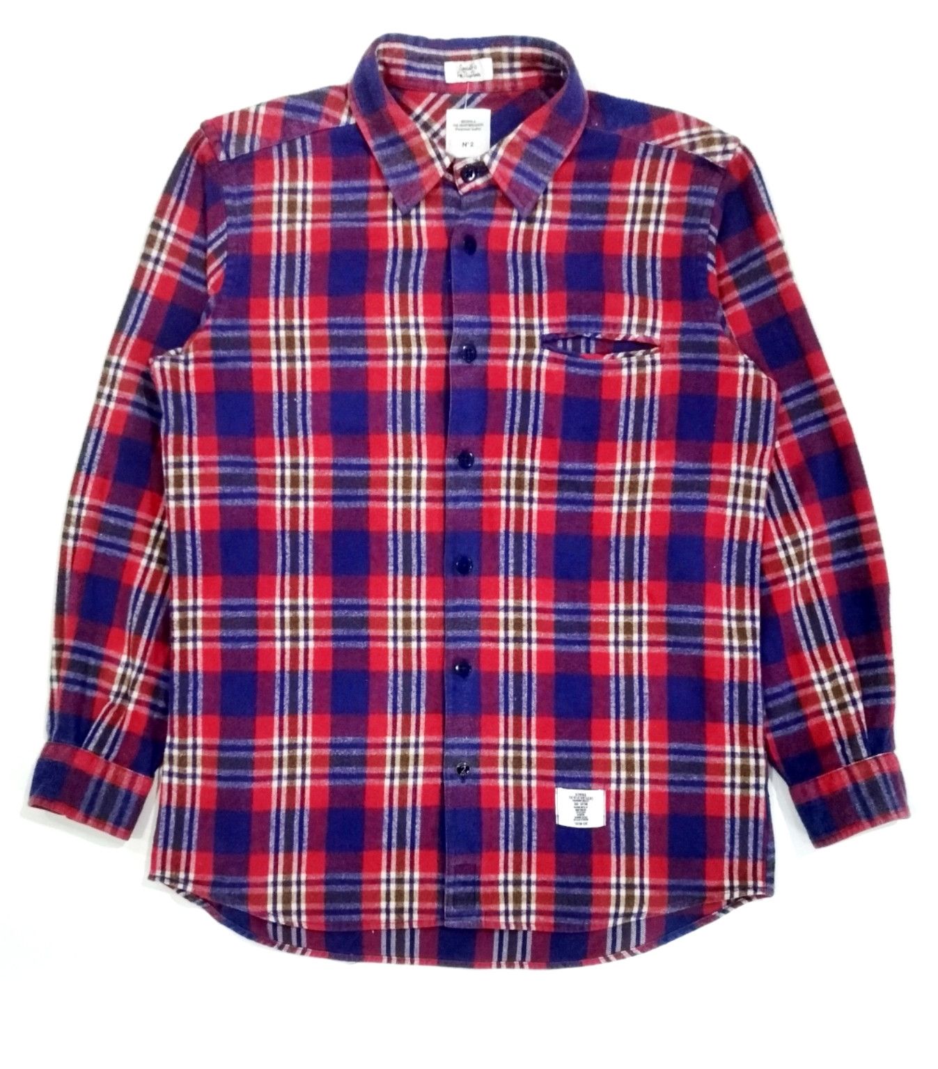 Bedwin & The Heartbreakers × Designer × Japanese Brand RARE! BEDWIN & THE HEARTBREAKERS MULTICOLORED PLAID FLANNEL Size US M / EU 48-50 / 2 - 1 Thumbnail