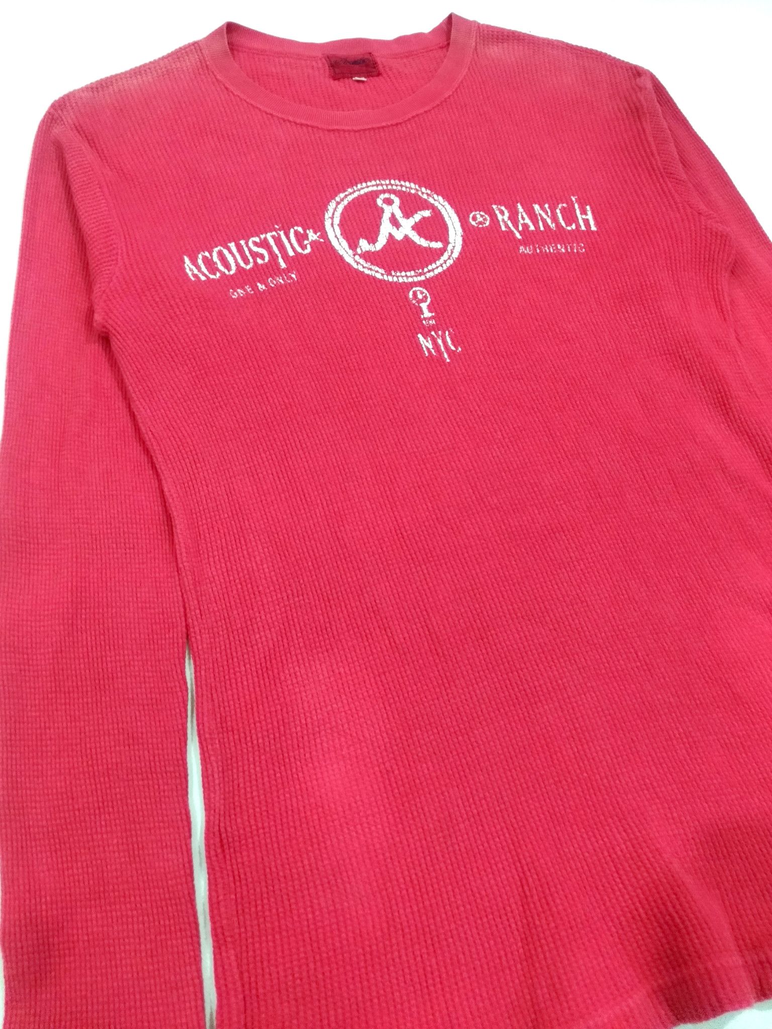 Japanese Brand RARE! ACOUSTIC RANCH JAPAN BRAND BIG LOGO L/SLEEVE Size US S / EU 44-46 / 1 - 4 Thumbnail