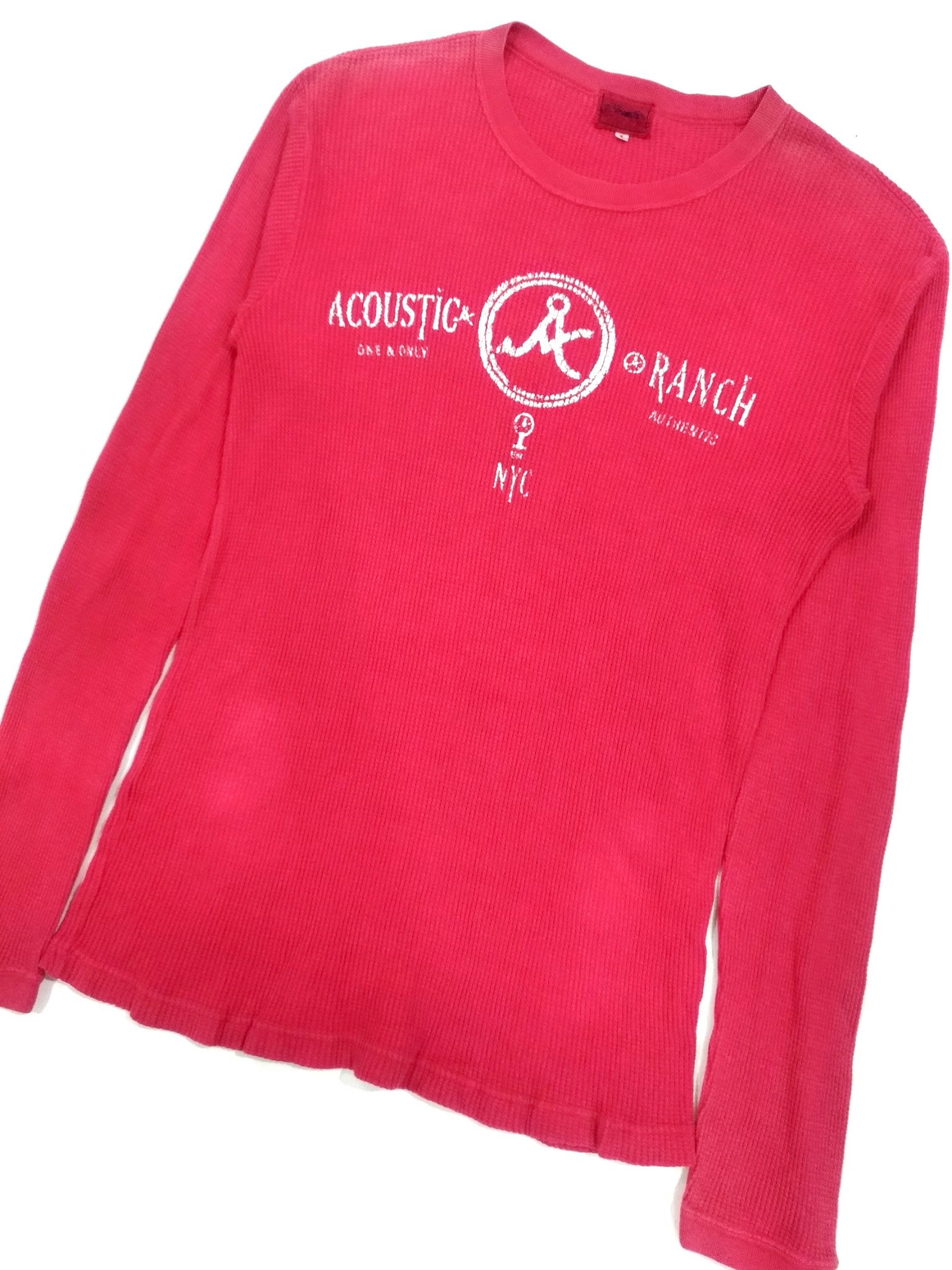 Japanese Brand RARE! ACOUSTIC RANCH JAPAN BRAND BIG LOGO L/SLEEVE Size US S / EU 44-46 / 1 - 3 Thumbnail