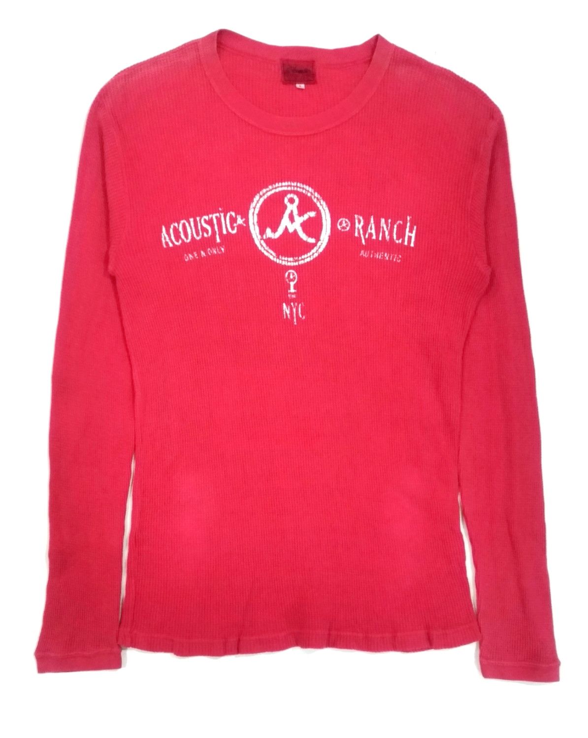 Japanese Brand RARE! ACOUSTIC RANCH JAPAN BRAND BIG LOGO L/SLEEVE Size US S / EU 44-46 / 1 - 2 Thumbnail