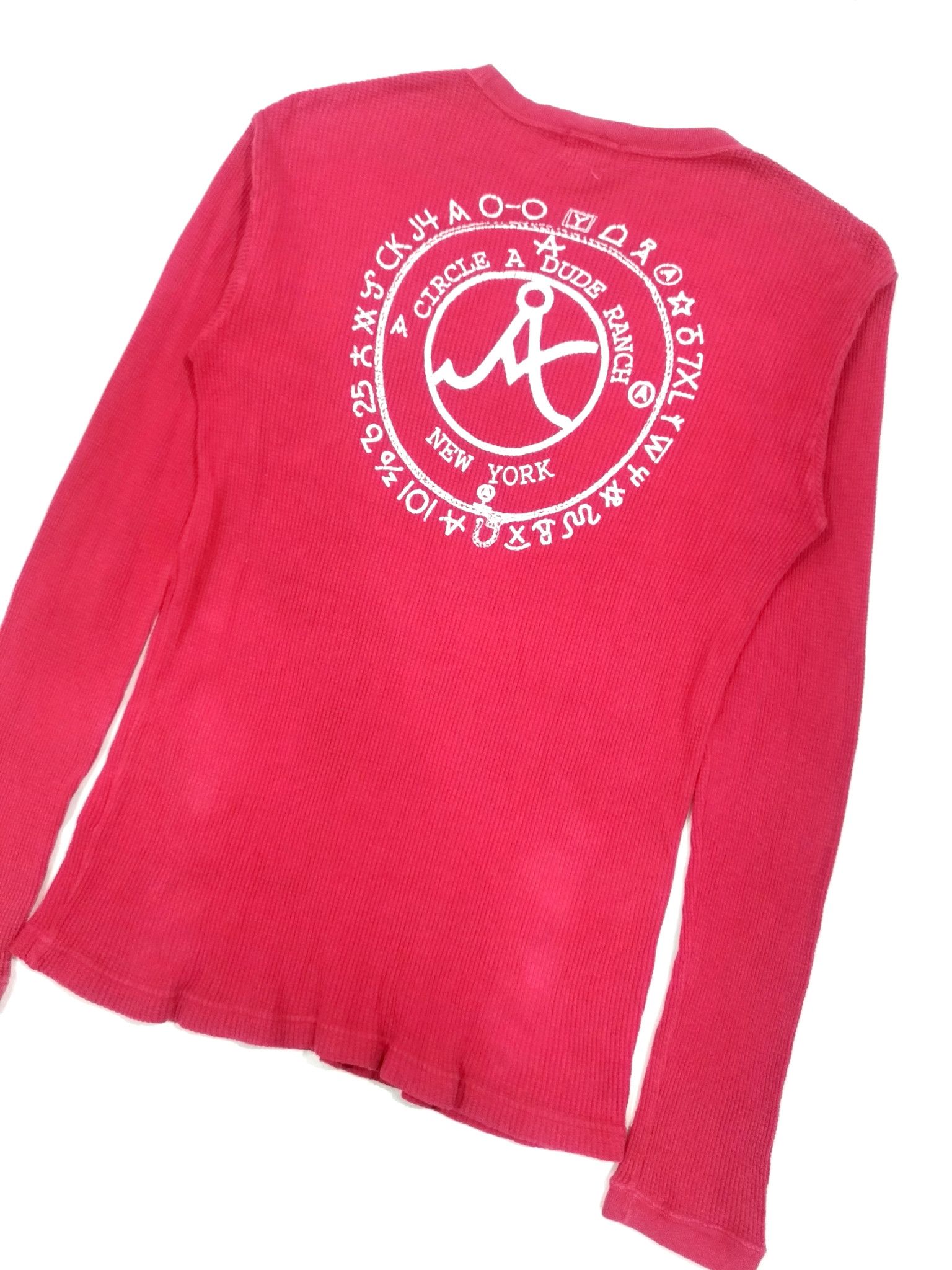 Japanese Brand RARE! ACOUSTIC RANCH JAPAN BRAND BIG LOGO L/SLEEVE Size US S / EU 44-46 / 1 - 8 Thumbnail