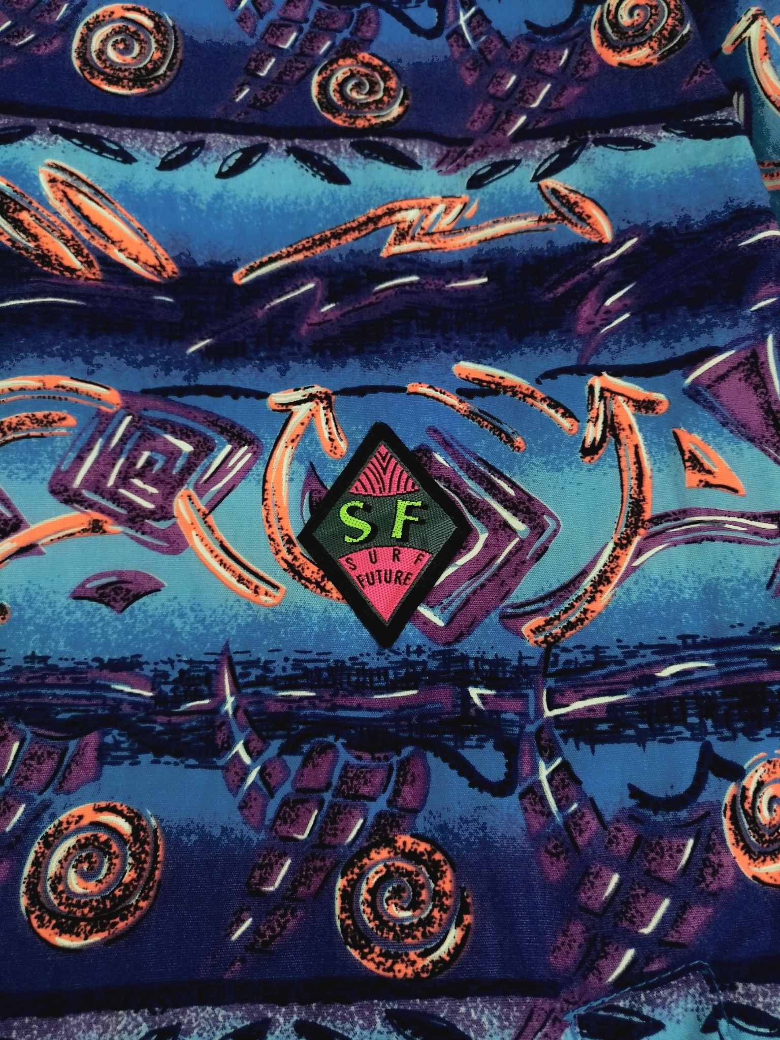 Japanese Brand RARE! SURF FUTURE MADE IN JAPAN RETRO NEON JACKET Size US L / EU 52-54 / 3 - 5 Thumbnail