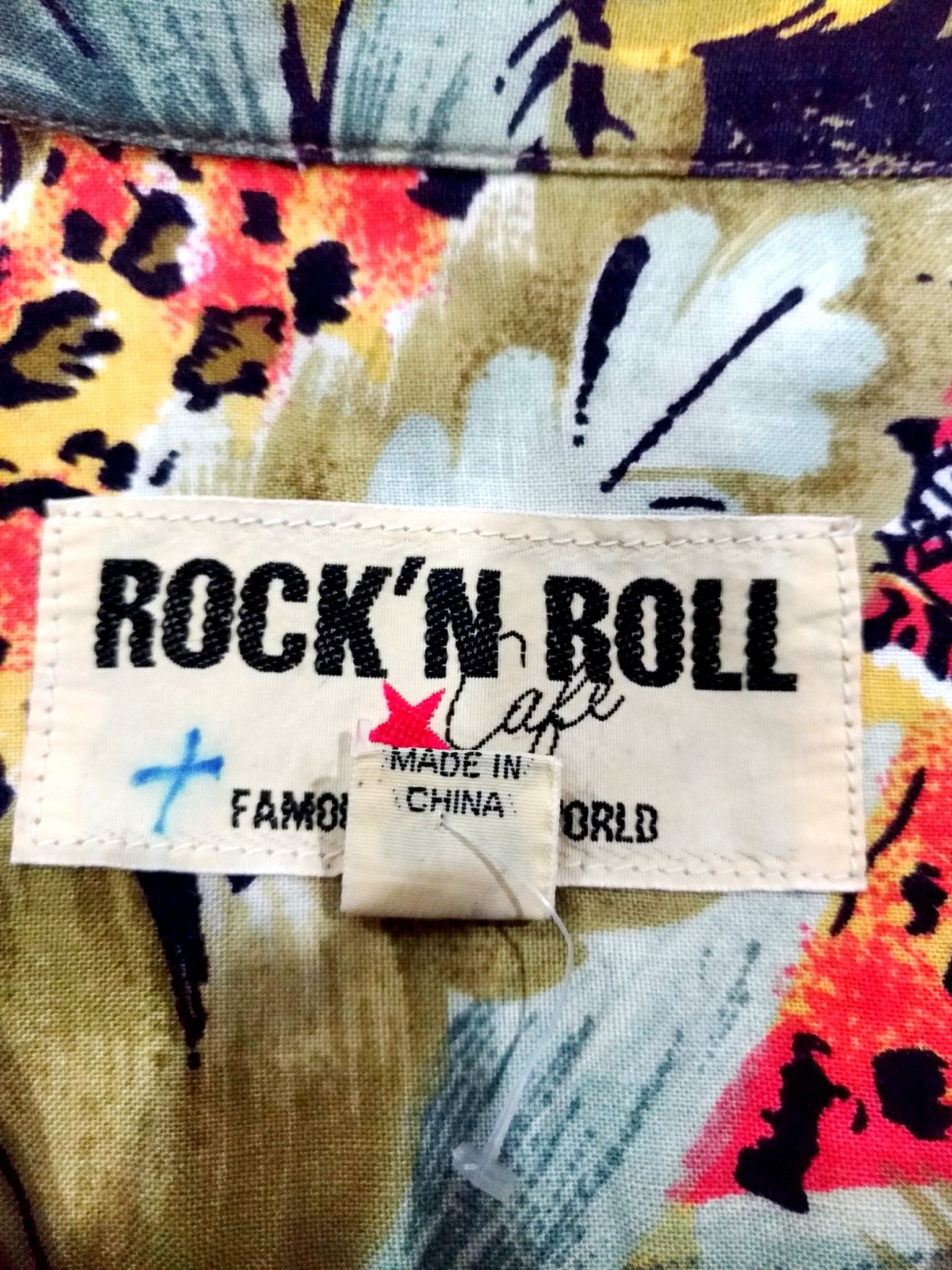 Japanese Brand RARE! VTG ROCK N ROLL CAFE FULL PRINT ANIMAL JUNGLE Size US L / EU 52-54 / 3 - 6 Thumbnail