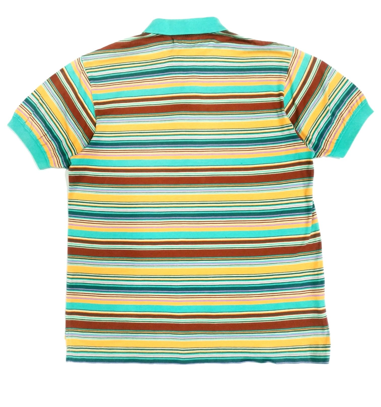 Designer × Japanese Brand × Junko Shimada RARE! MAXFLI by JUNKO SHIMADA VIBRANT CANDY STRIPES POLO Size US M / EU 48-50 / 2 - 2 Thumbnail