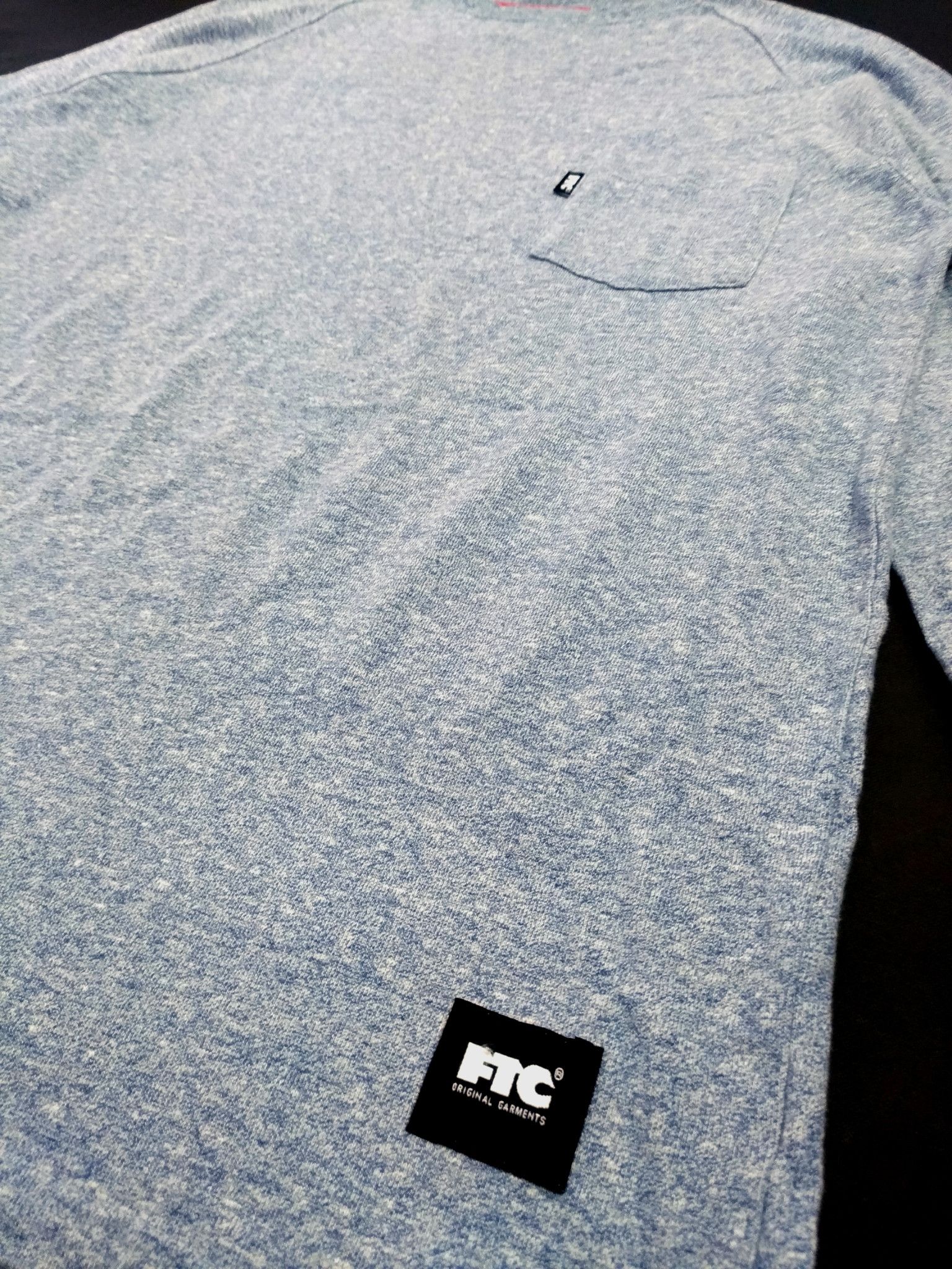 FTC RARE! FTC SKATE WEAR BLUE SPECKLED RAGLAN 3/4 SLEEVE Size US L / EU 52-54 / 3 - 5 Thumbnail