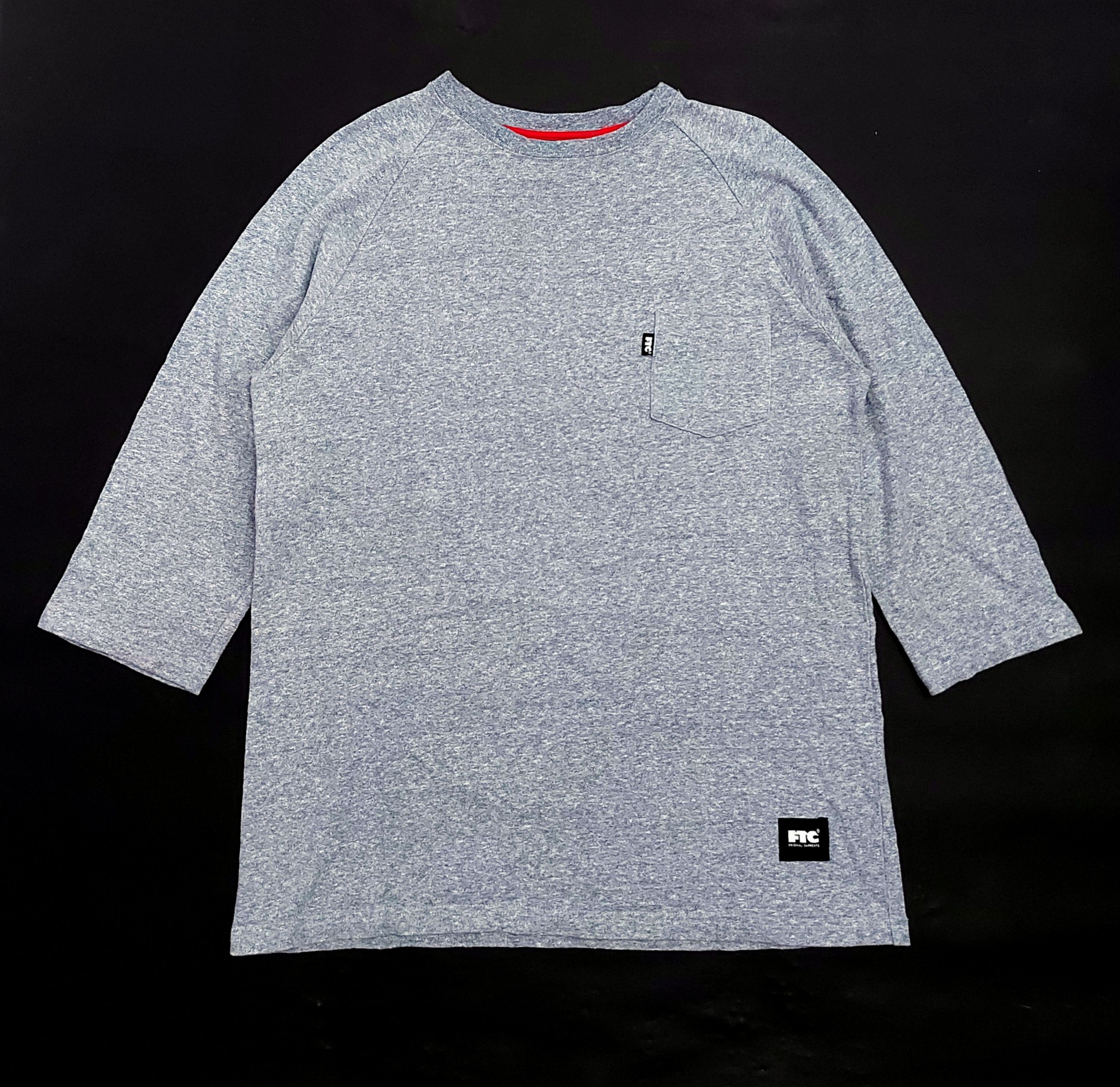 FTC RARE! FTC SKATE WEAR BLUE SPECKLED RAGLAN 3/4 SLEEVE Size US L / EU 52-54 / 3 - 1 Thumbnail