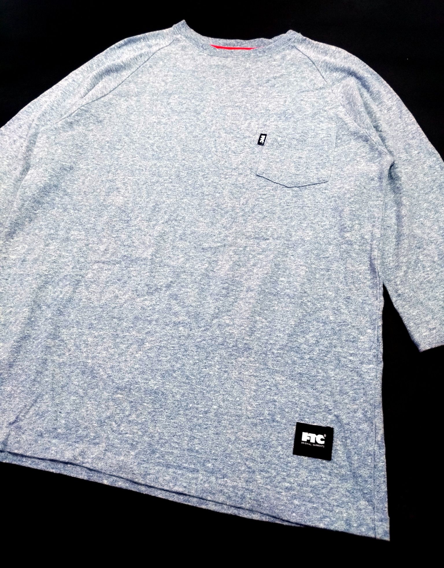 FTC RARE! FTC SKATE WEAR BLUE SPECKLED RAGLAN 3/4 SLEEVE Size US L / EU 52-54 / 3 - 4 Thumbnail