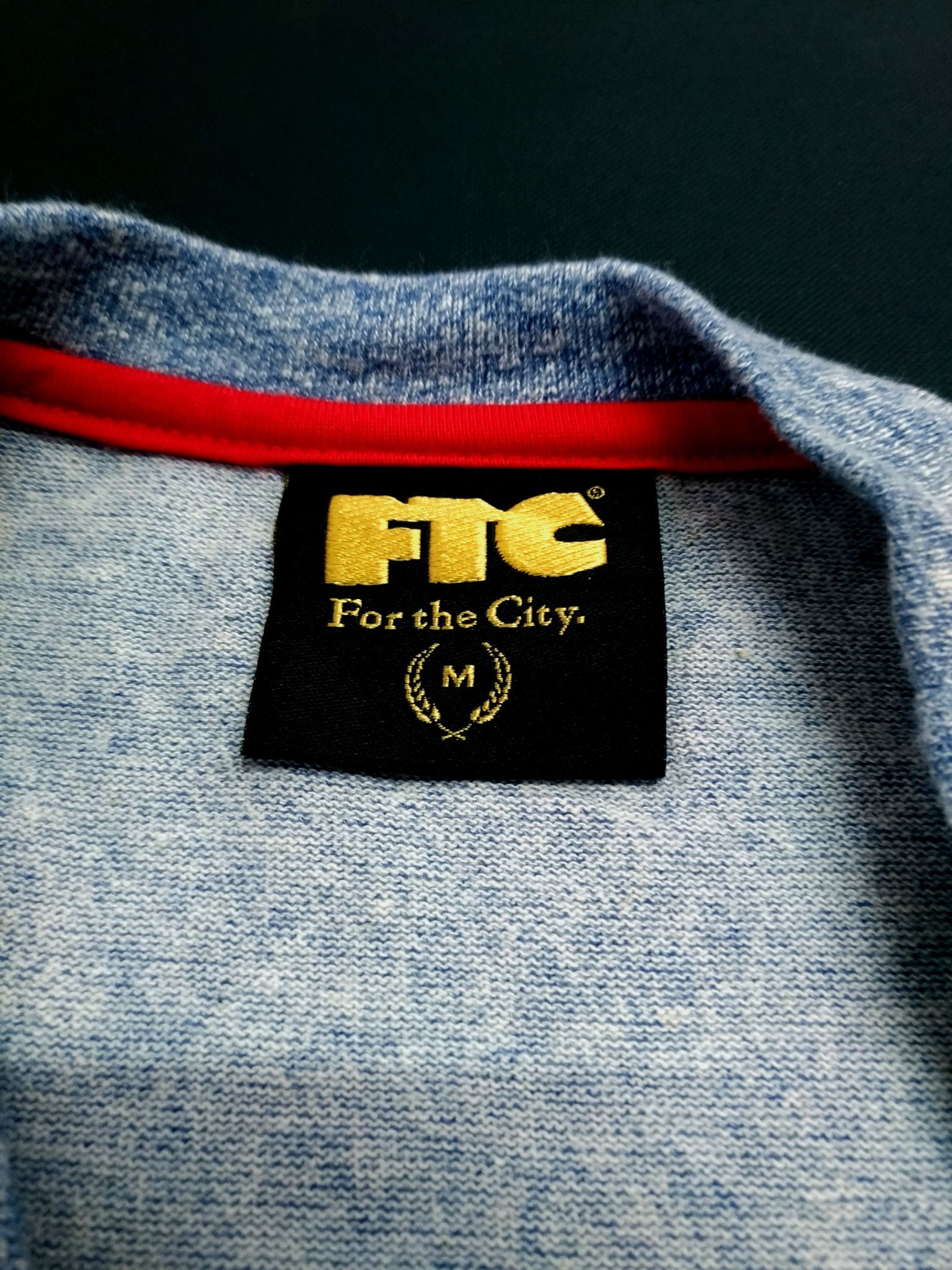 FTC RARE! FTC SKATE WEAR BLUE SPECKLED RAGLAN 3/4 SLEEVE Size US L / EU 52-54 / 3 - 3 Thumbnail