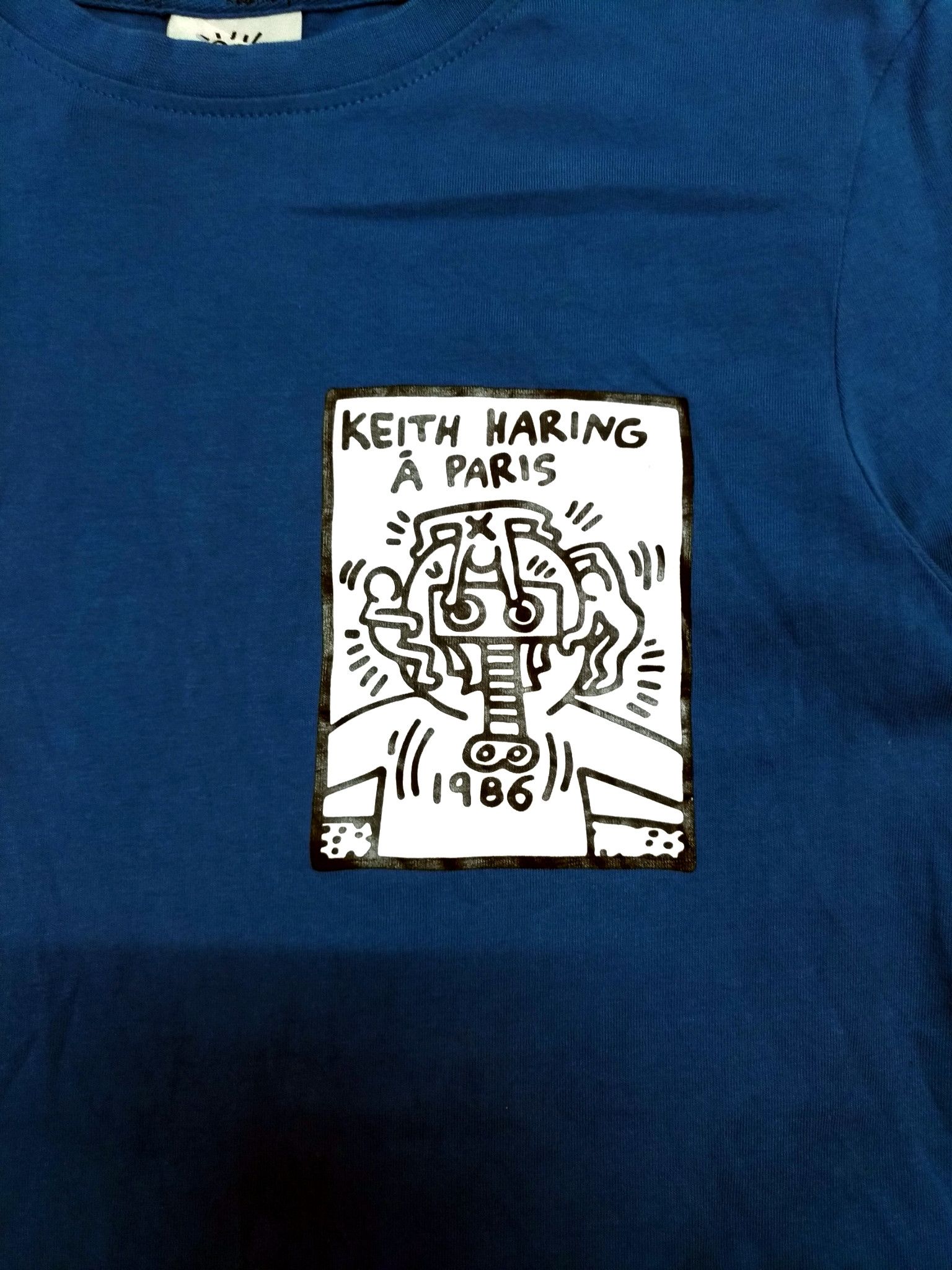 Designer × Keith Haring RARE! KEITH HARRING "KEITH HARRING Ā PARIS" 3/4 SLEEVE Size US S / EU 44-46 / 1 - 2 Thumbnail