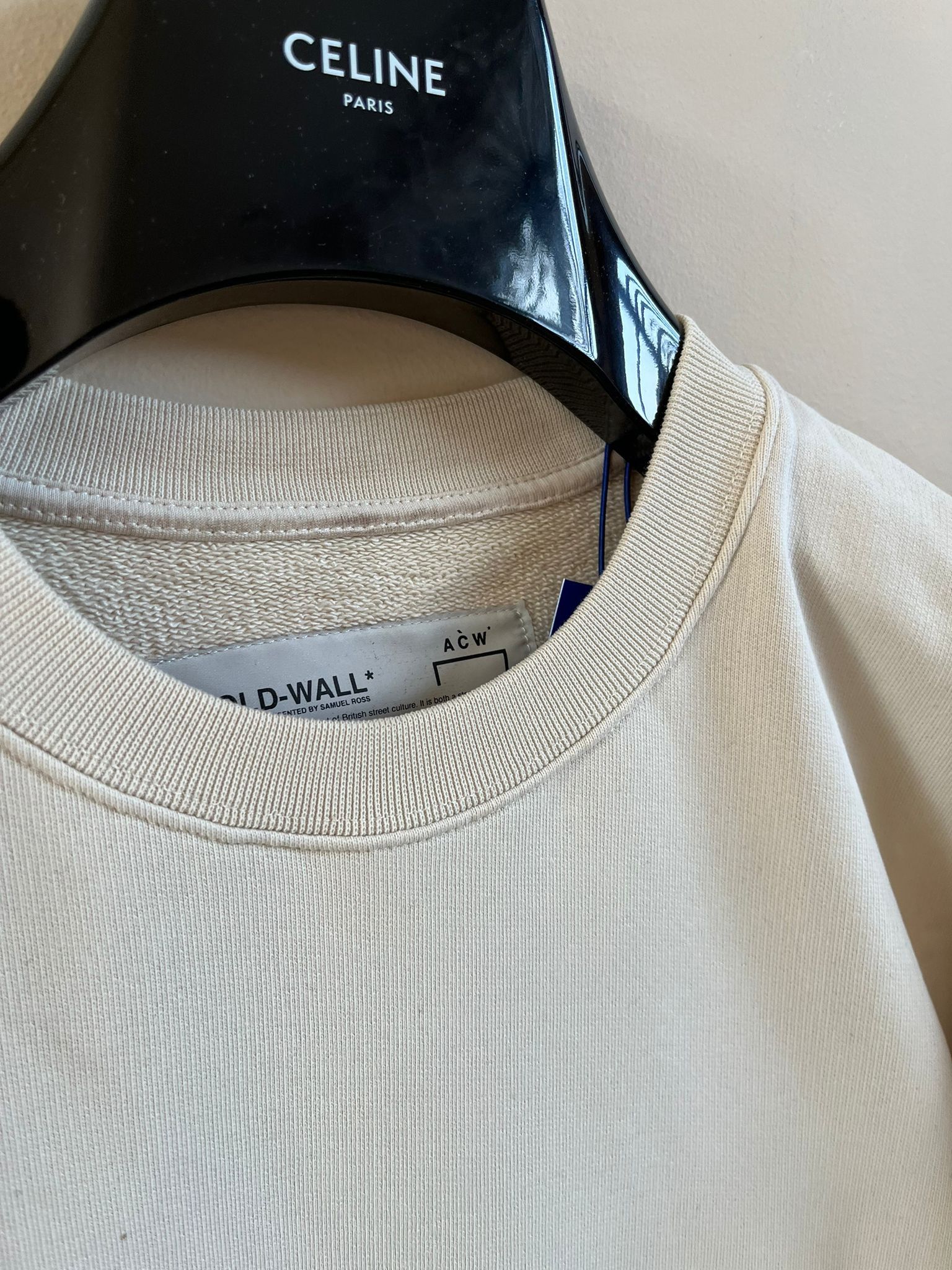 A-COLD-WALL* Logo Crewneck in Almond Size US L / EU 52-54 / 3 - 4 Thumbnail