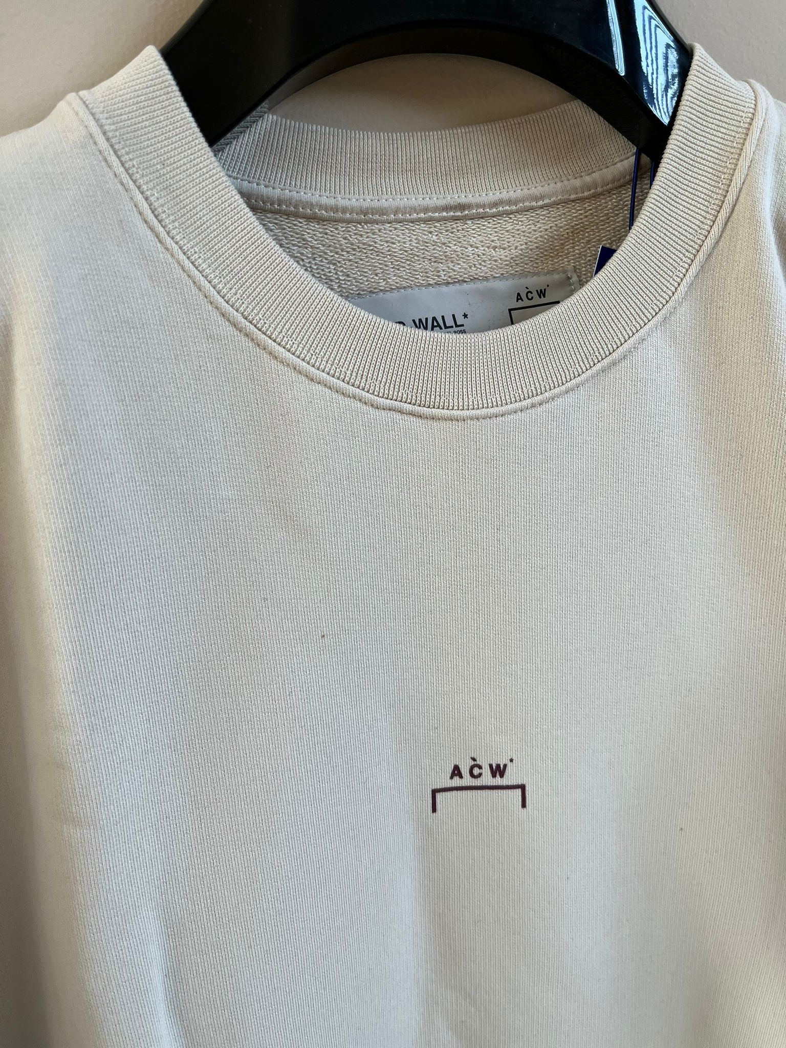 A-COLD-WALL* Logo Crewneck in Almond Size US L / EU 52-54 / 3 - 3 Thumbnail