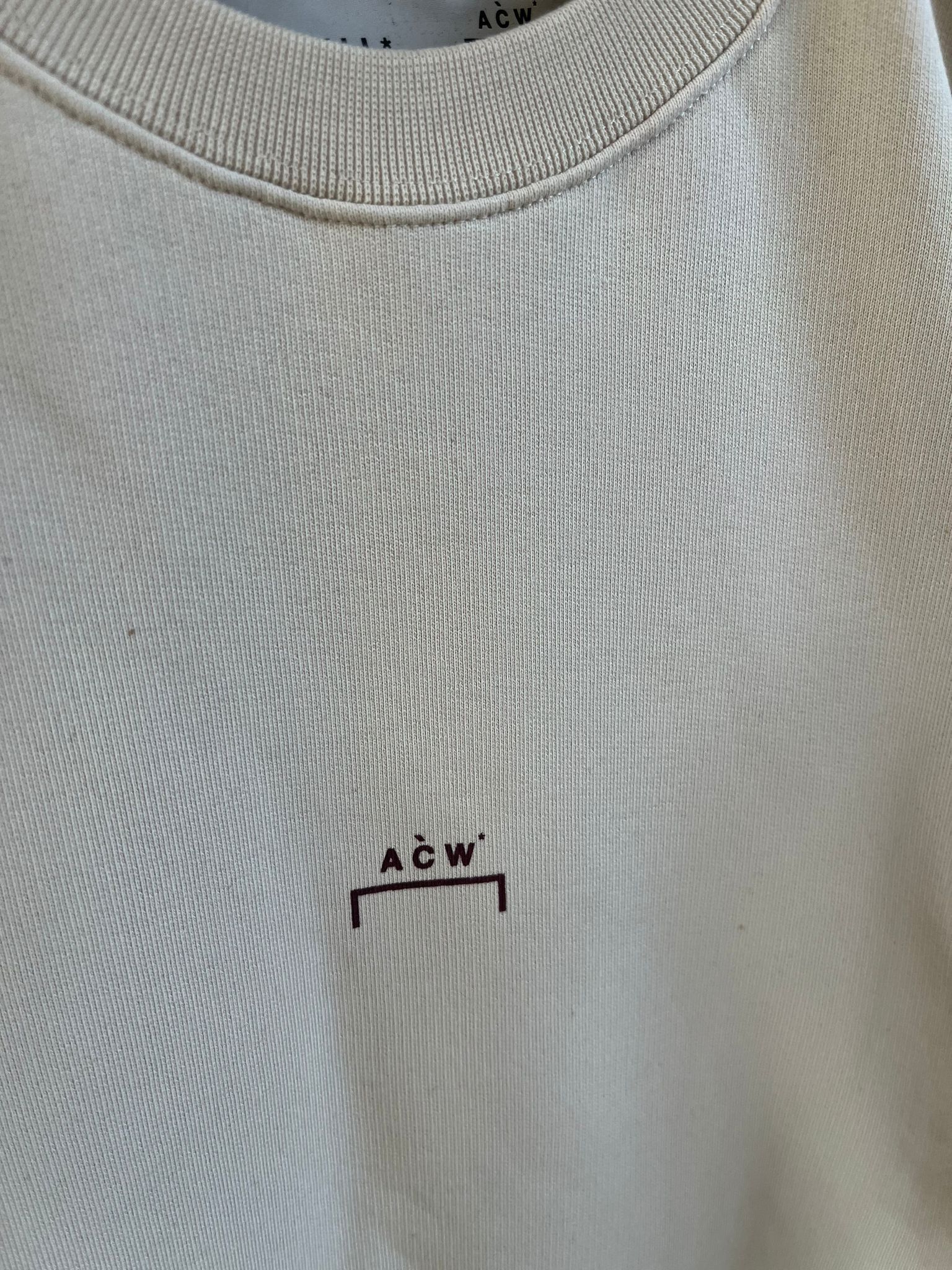 A-COLD-WALL* Logo Crewneck in Almond Size US L / EU 52-54 / 3 - 5 Thumbnail