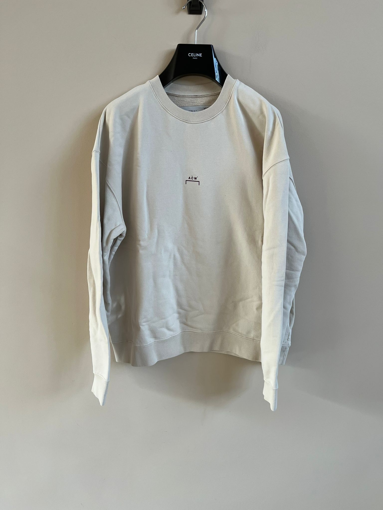 A-COLD-WALL* Logo Crewneck in Almond Size US L / EU 52-54 / 3 - 1 Thumbnail