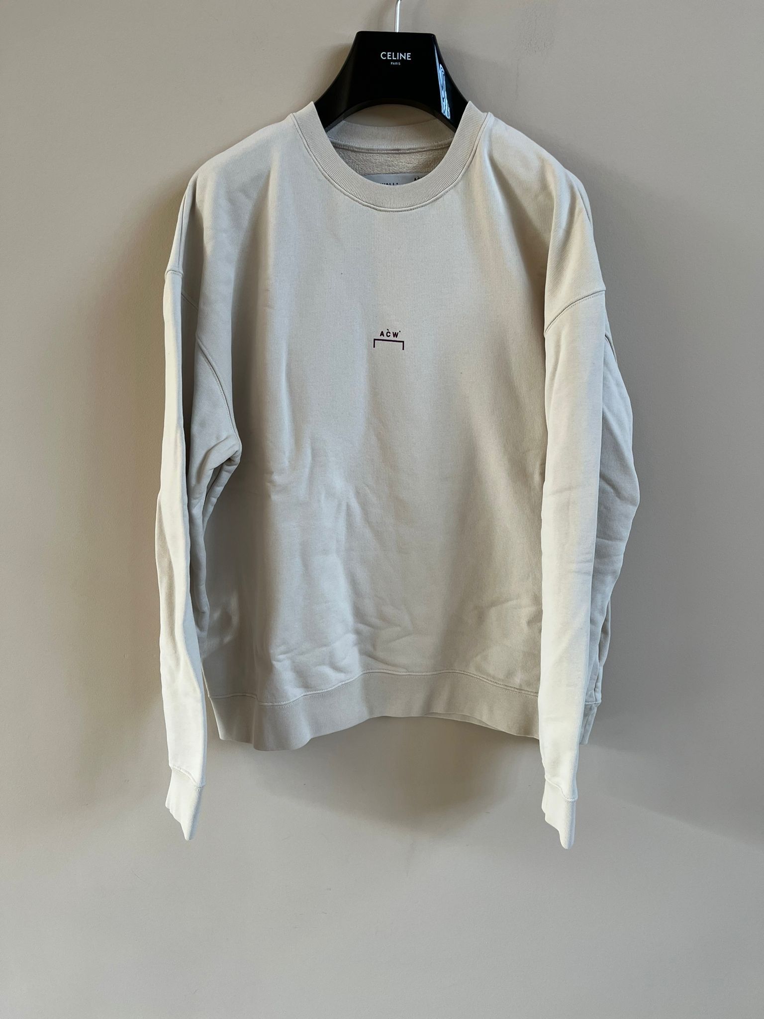 A-COLD-WALL* Logo Crewneck in Almond Size US L / EU 52-54 / 3 - 2 Thumbnail
