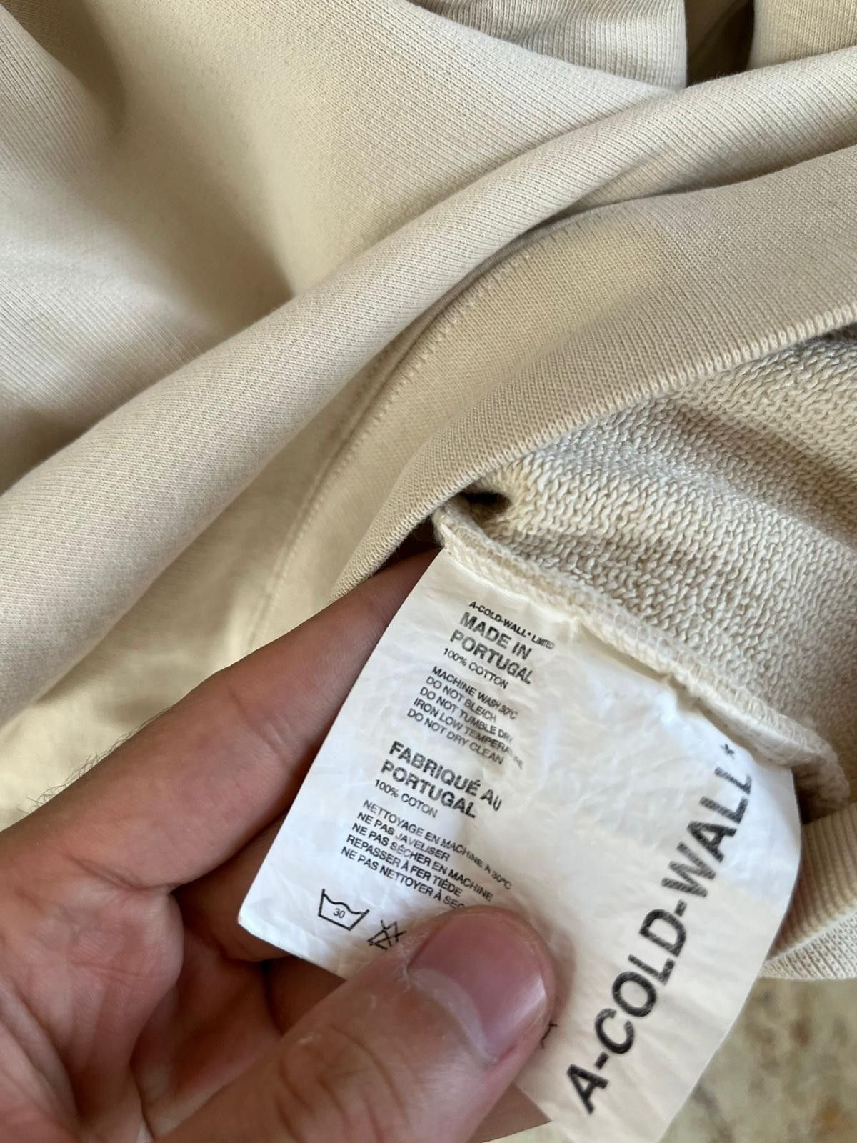 A-COLD-WALL* Logo Crewneck in Almond Size US L / EU 52-54 / 3 - 10 Thumbnail