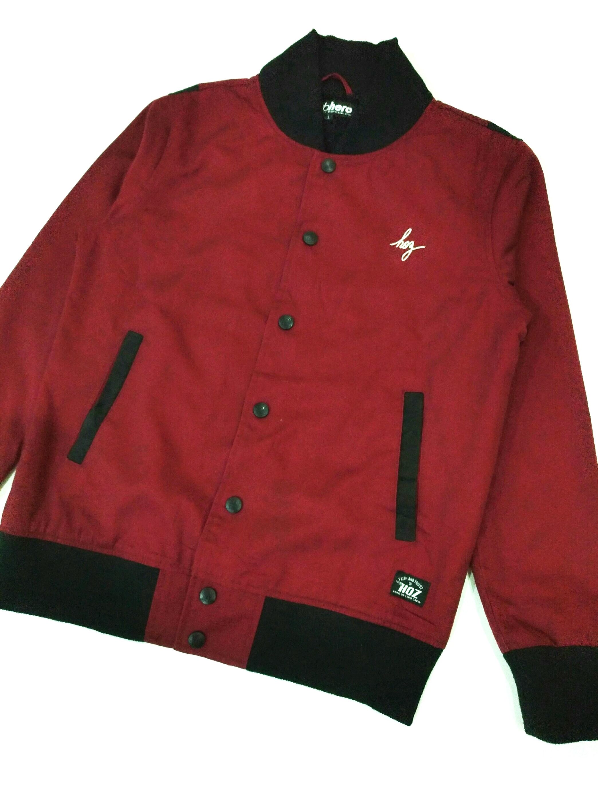 Japanese Brand RARE!!! SUBHERO "HOZ" HERO OR ZERO VARSITY JACKET. Size US M / EU 48-50 / 2 - 5 Thumbnail