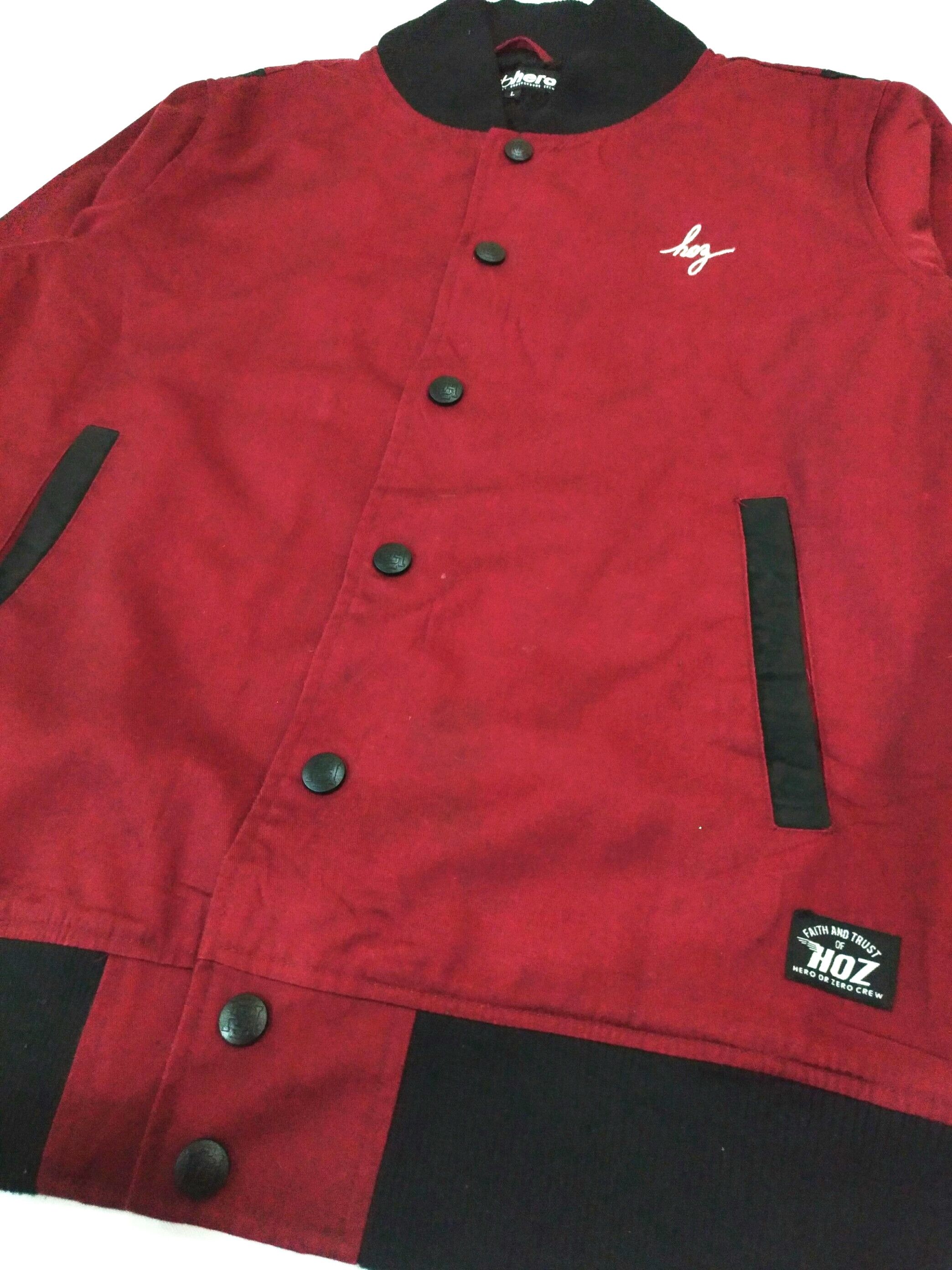 Japanese Brand RARE!!! SUBHERO "HOZ" HERO OR ZERO VARSITY JACKET. Size US M / EU 48-50 / 2 - 7 Thumbnail