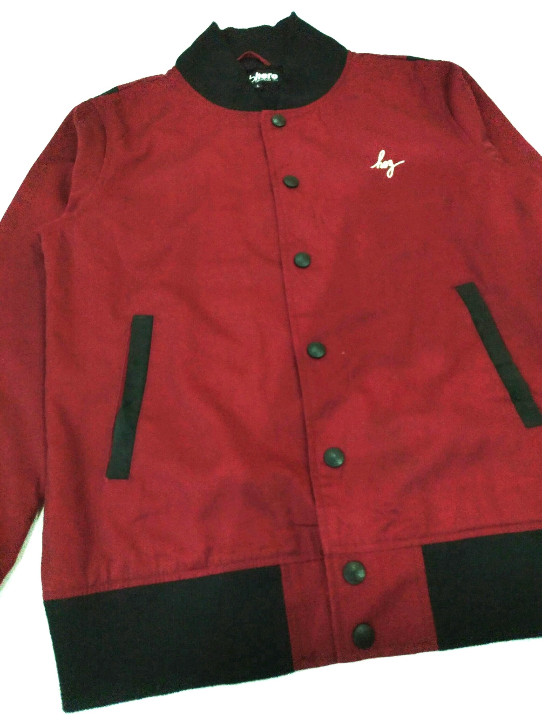 Japanese Brand RARE!!! SUBHERO "HOZ" HERO OR ZERO VARSITY JACKET. Size US M / EU 48-50 / 2 - 6 Thumbnail