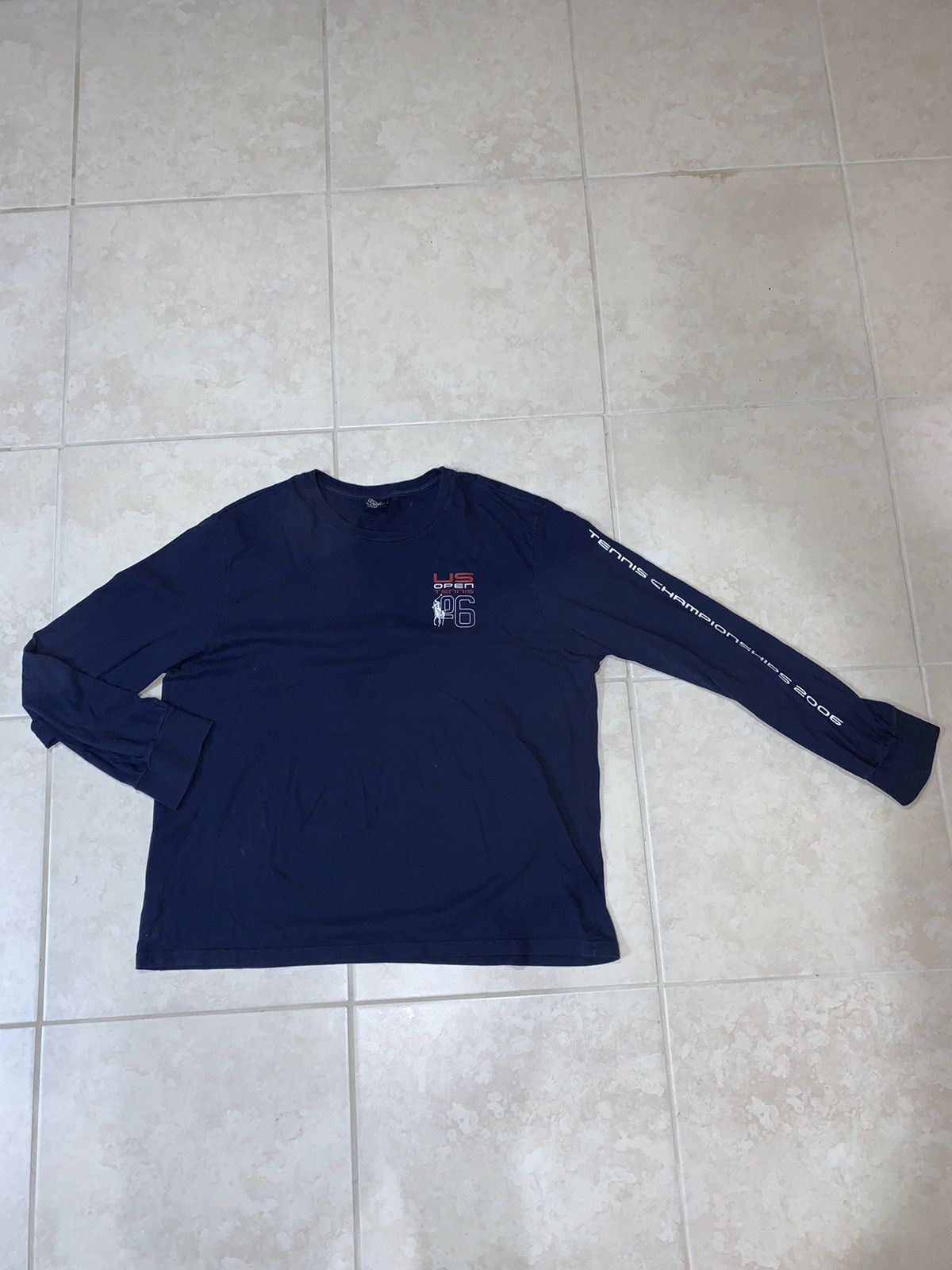 Polo Ralph Lauren × Ralph Lauren × Vintage 2006 US Open Ralph Lauren Long Sleeve Tee Size US XL / EU 56 / 4 - 2 Thumbnail