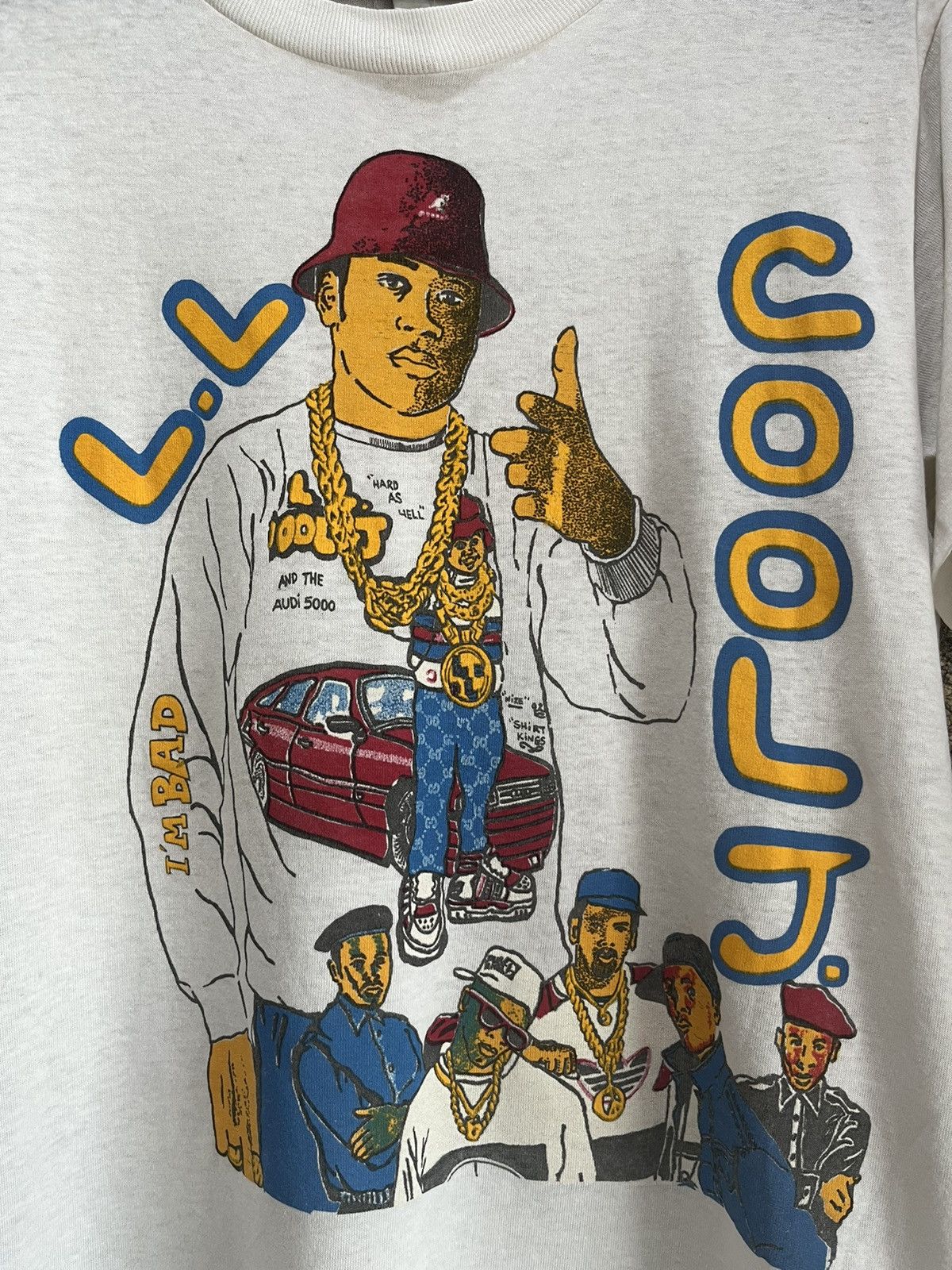 Rap Tees × Vintage LL Cool j ft43 Size US M / EU 48-50 / 2 - 2 Thumbnail