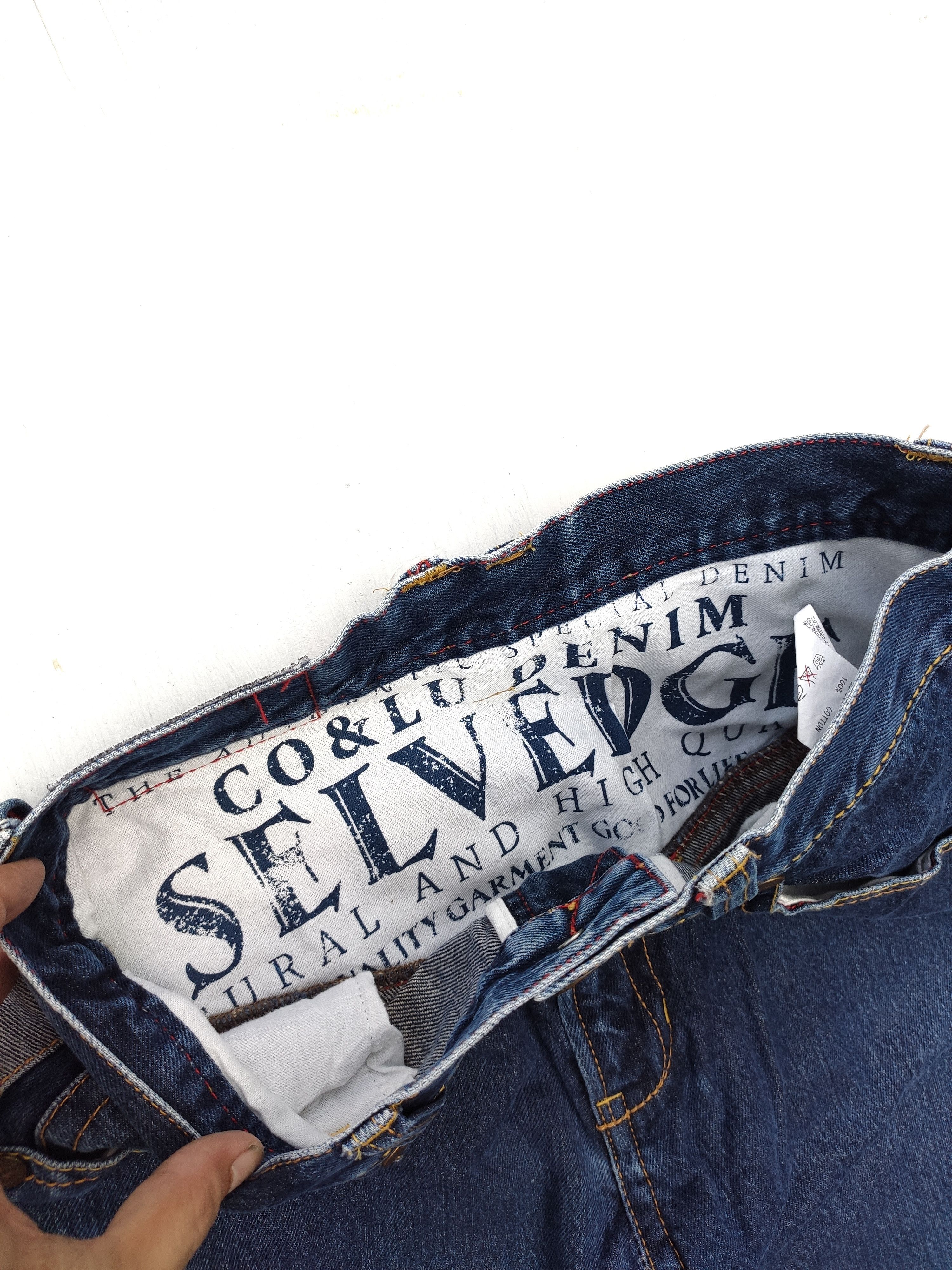 Japanese Brand 🔥 Co and Lu jeans Selvedge Denim Size US 29 - 7 Thumbnail