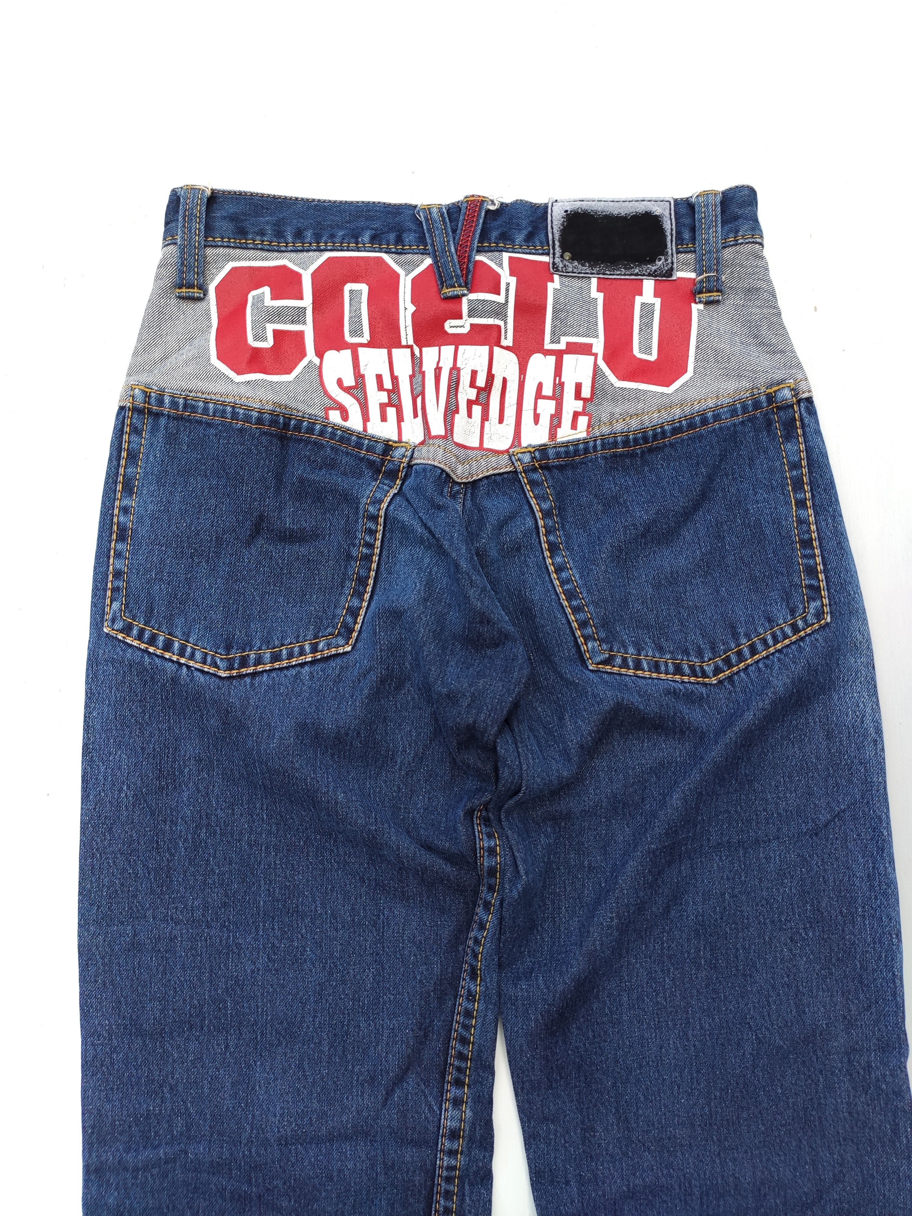 Japanese Brand 🔥 Co and Lu jeans Selvedge Denim Size US 29 - 2 Thumbnail