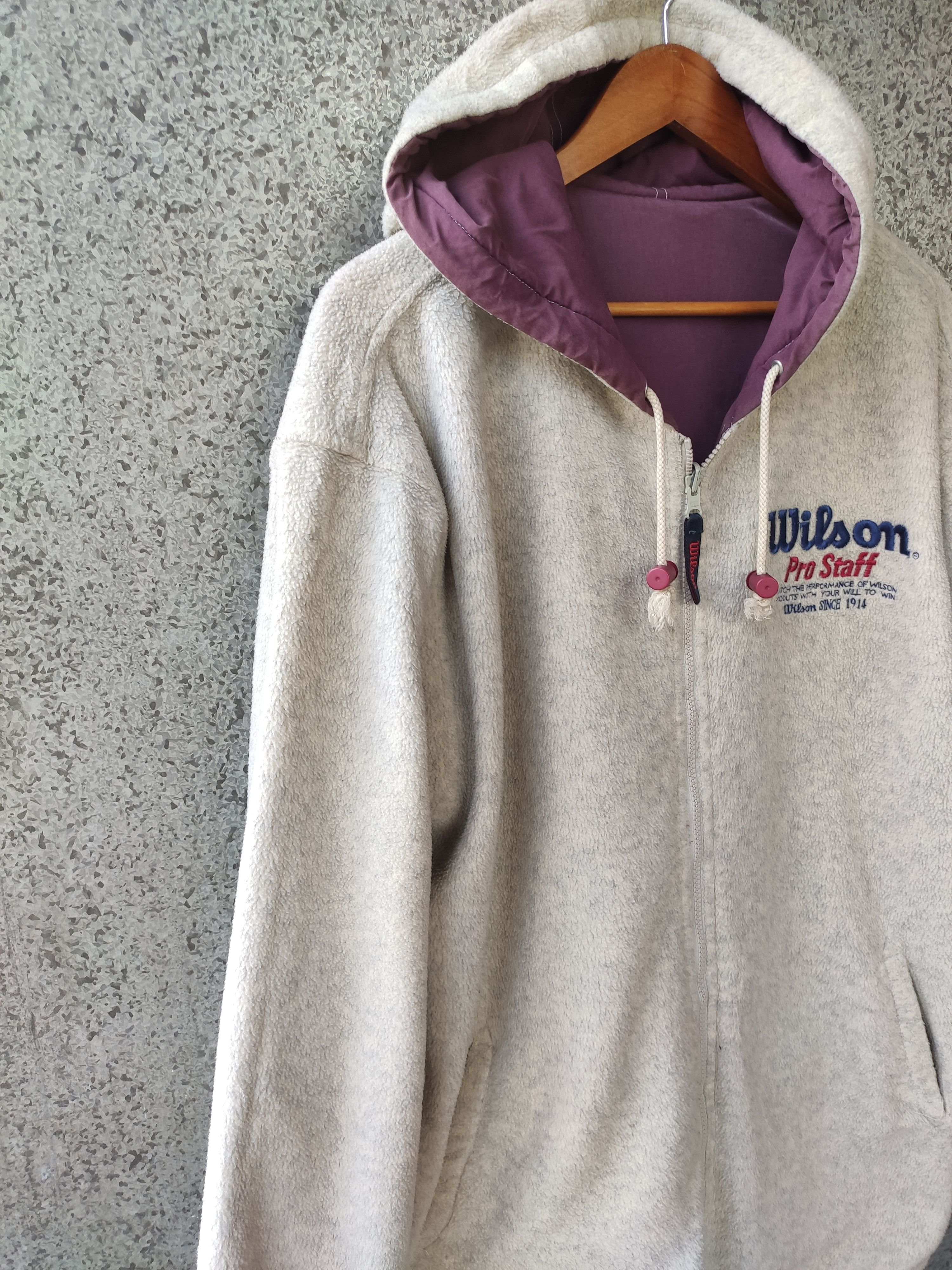 Wilson Vintage Wilson jacket reversible hoodies Size US L / EU 52-54 / 3 - 9 Thumbnail