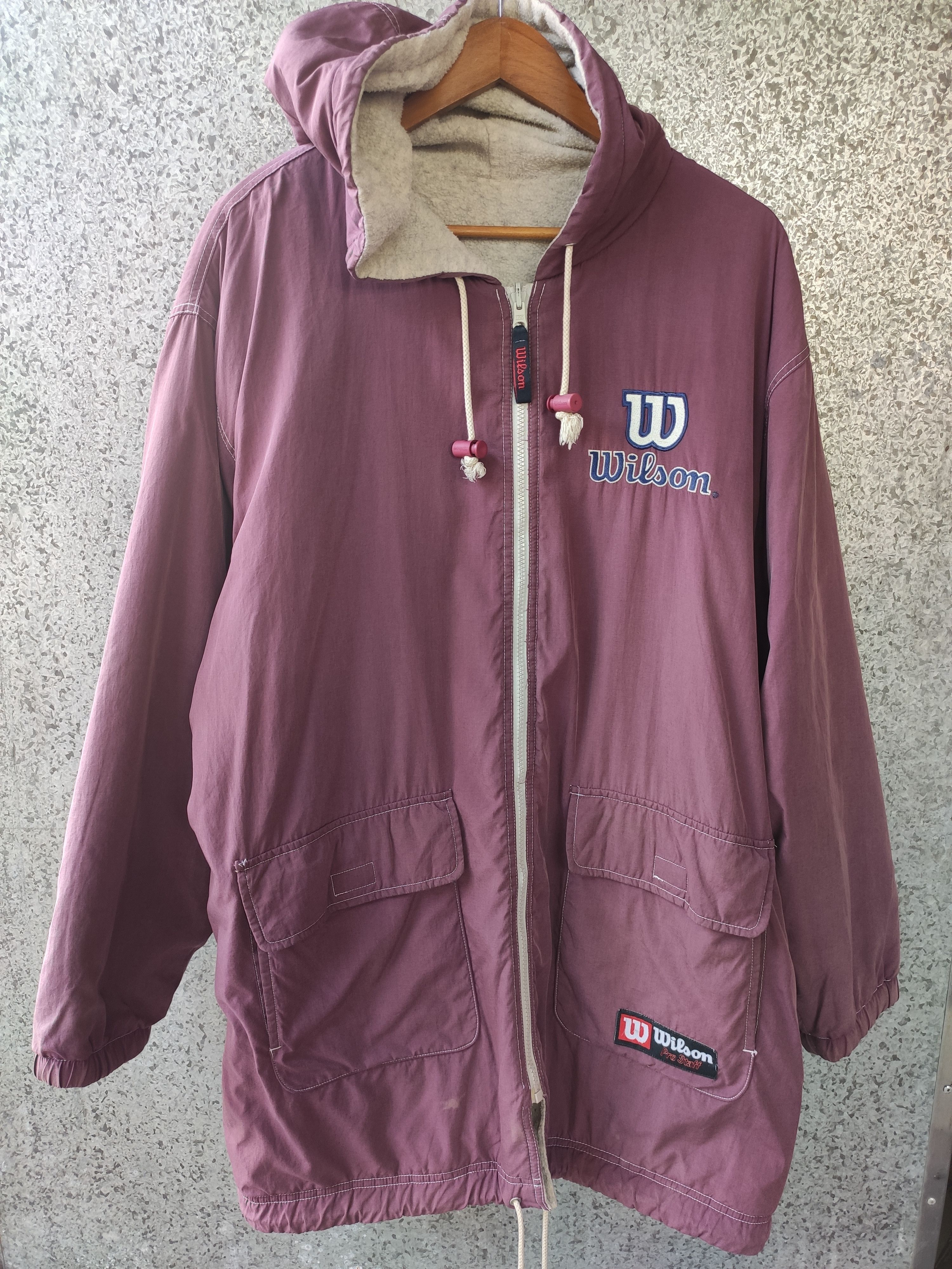 Wilson Vintage Wilson jacket reversible hoodies Size US L / EU 52-54 / 3 - 2 Thumbnail