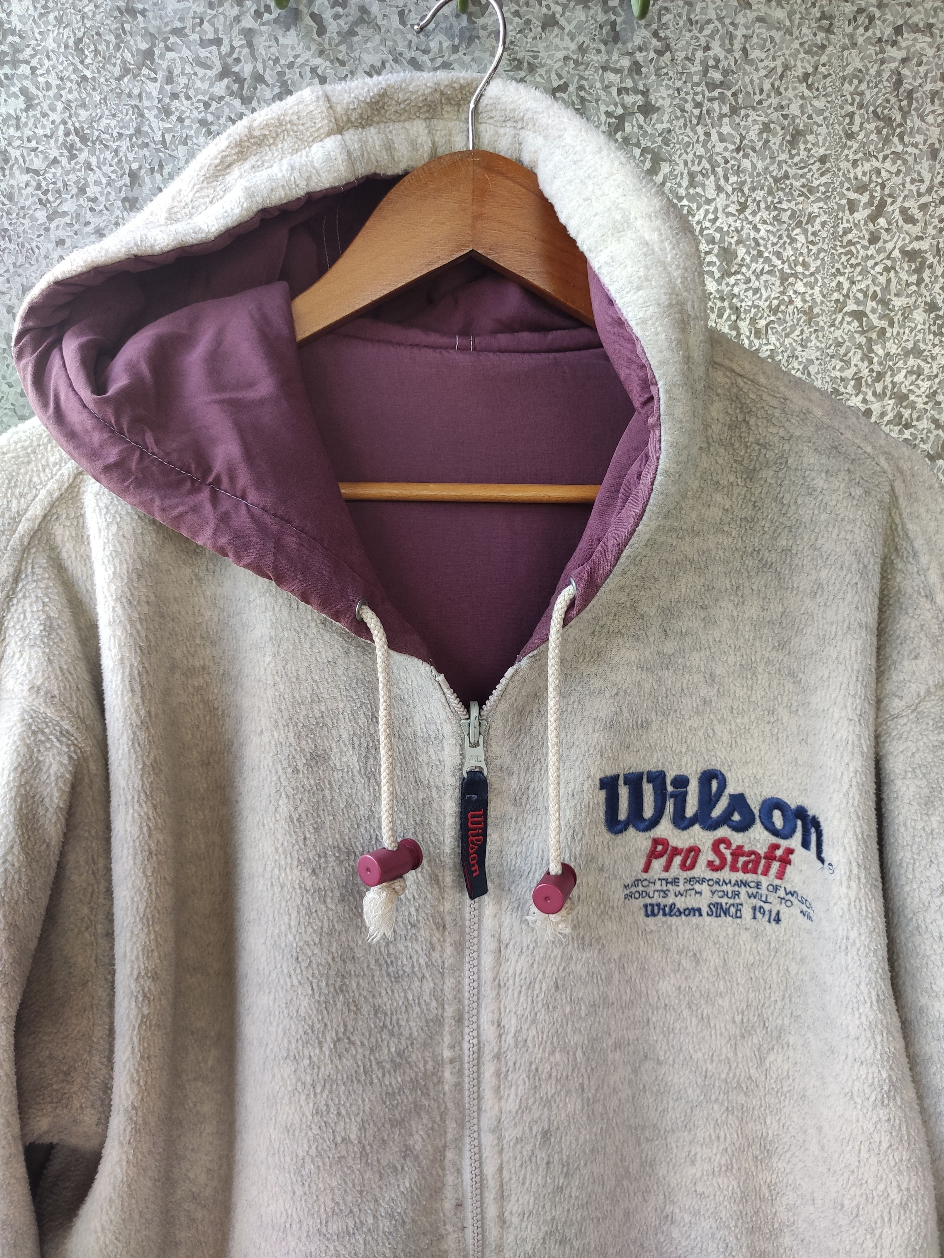Wilson Vintage Wilson jacket reversible hoodies Size US L / EU 52-54 / 3 - 11 Thumbnail