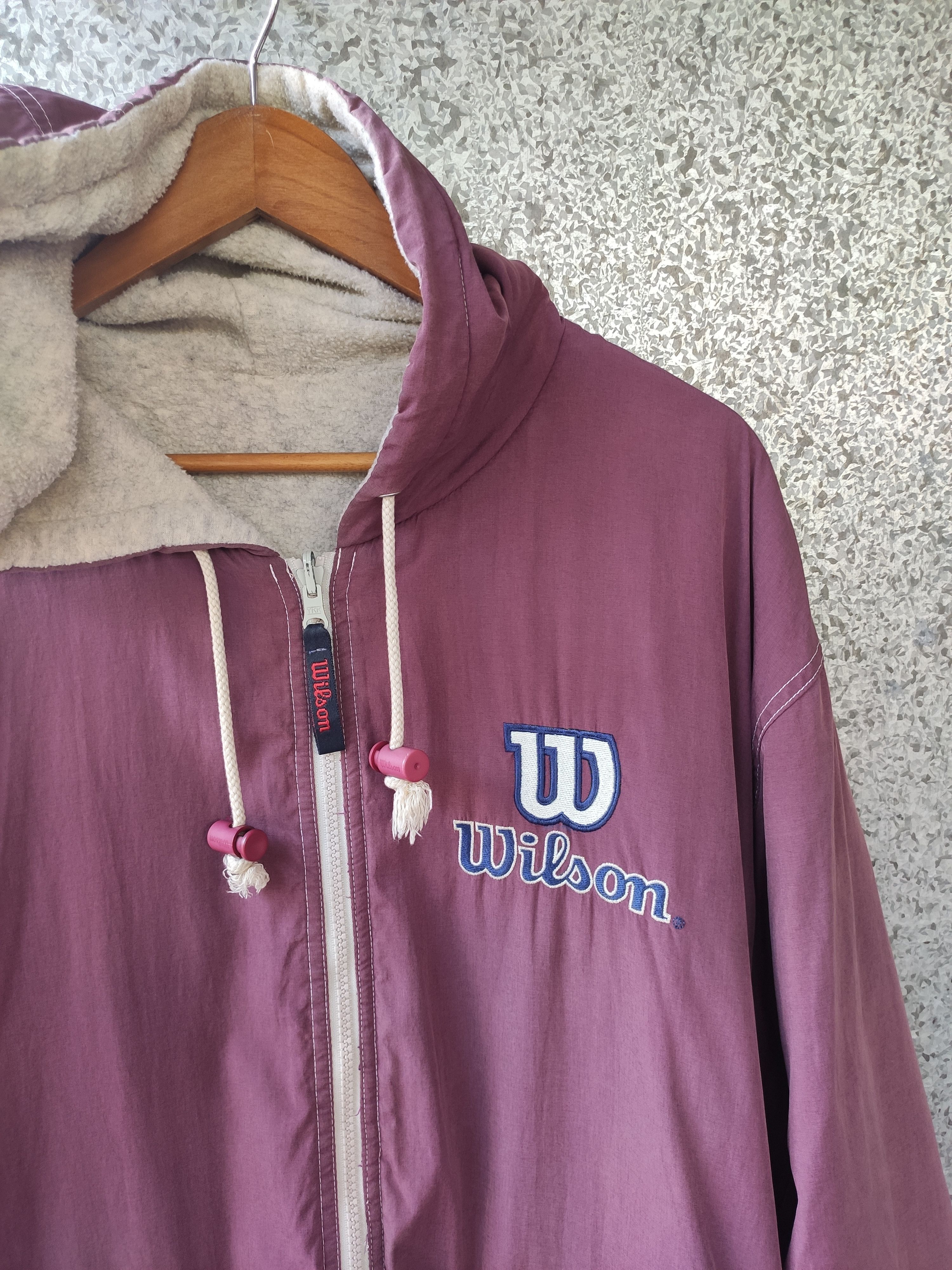 Wilson Vintage Wilson jacket reversible hoodies Size US L / EU 52-54 / 3 - 4 Thumbnail