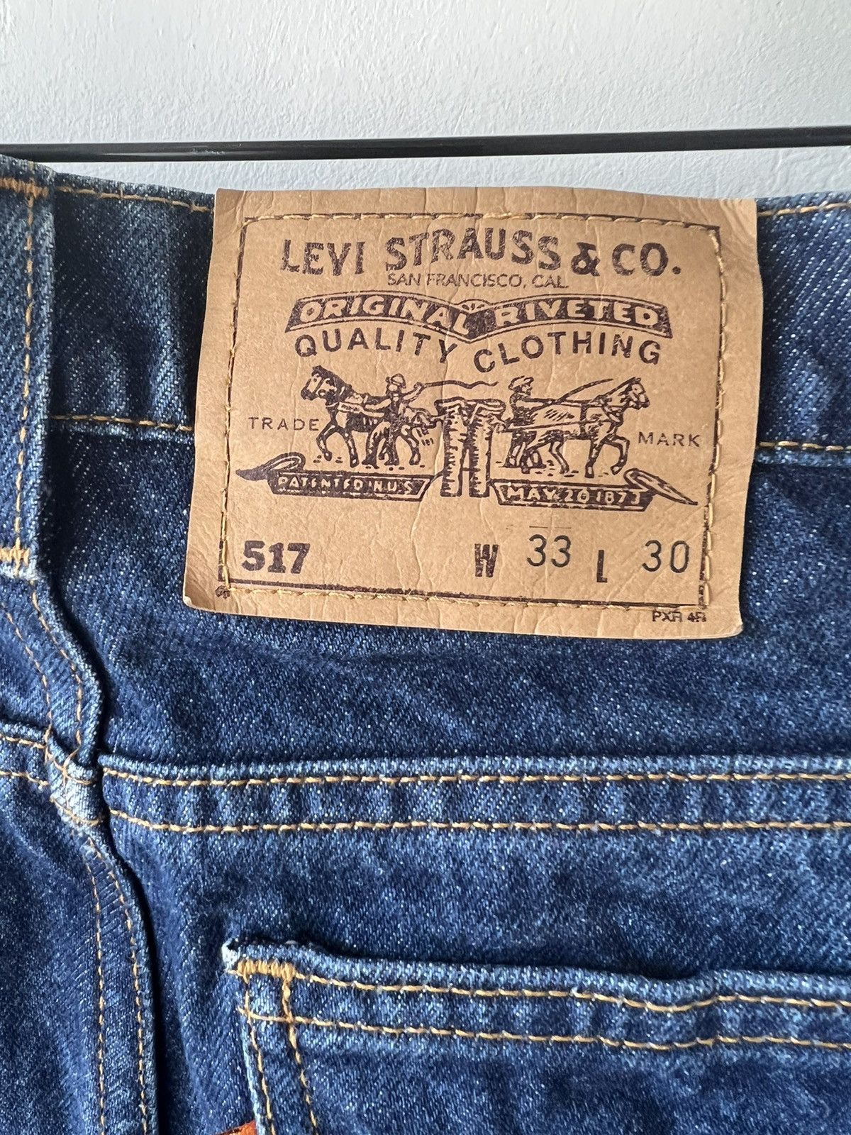 Levi's Vintage Levis 517 orange tab denim Jeans Size US 32 / EU 48 - 3 Thumbnail