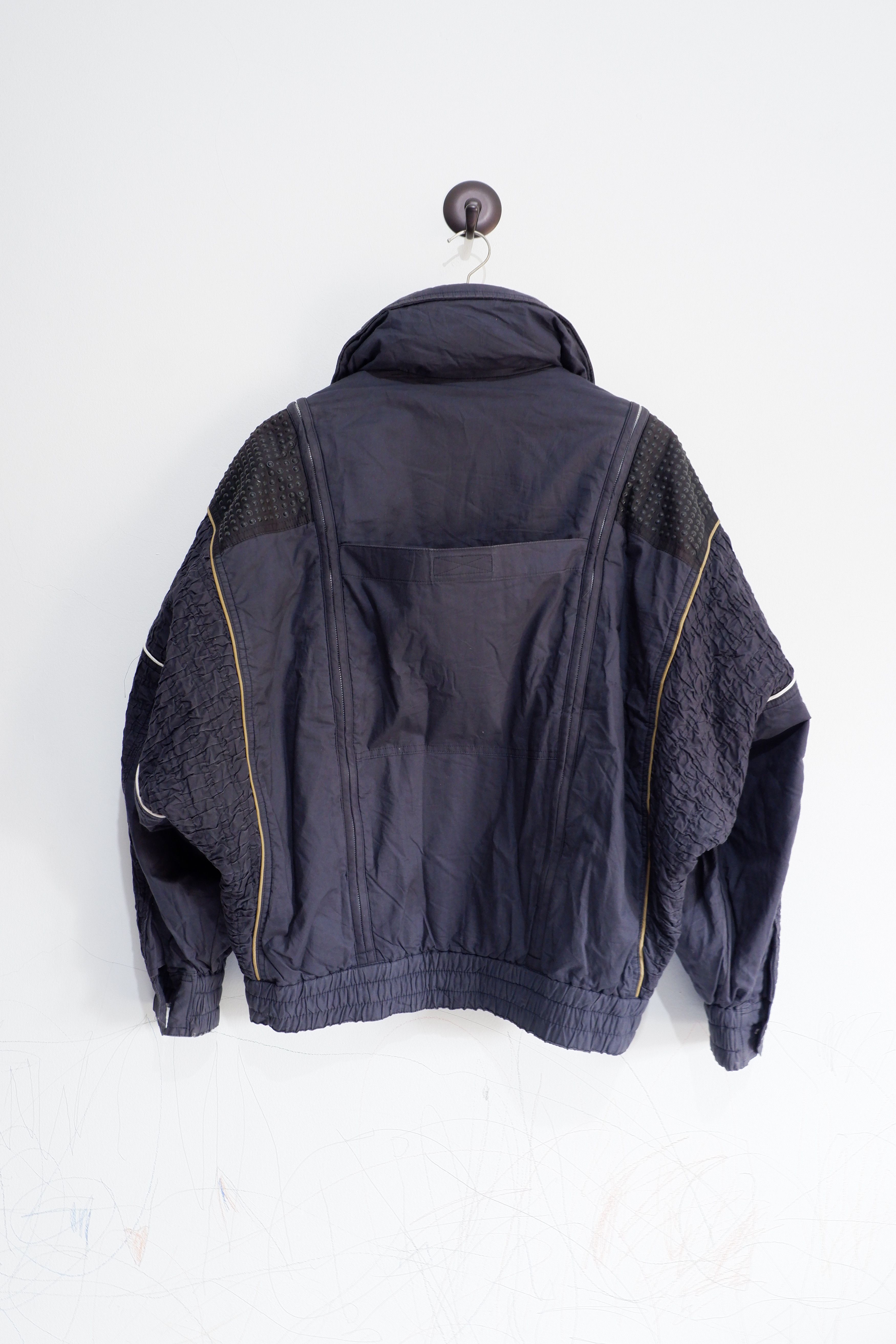 Marithe + Francois Girbaud Vintage DiMaggio Parachute Multi Zipper Pocket Bomber Jacket Size US L / EU 52-54 / 3 - 5 Thumbnail