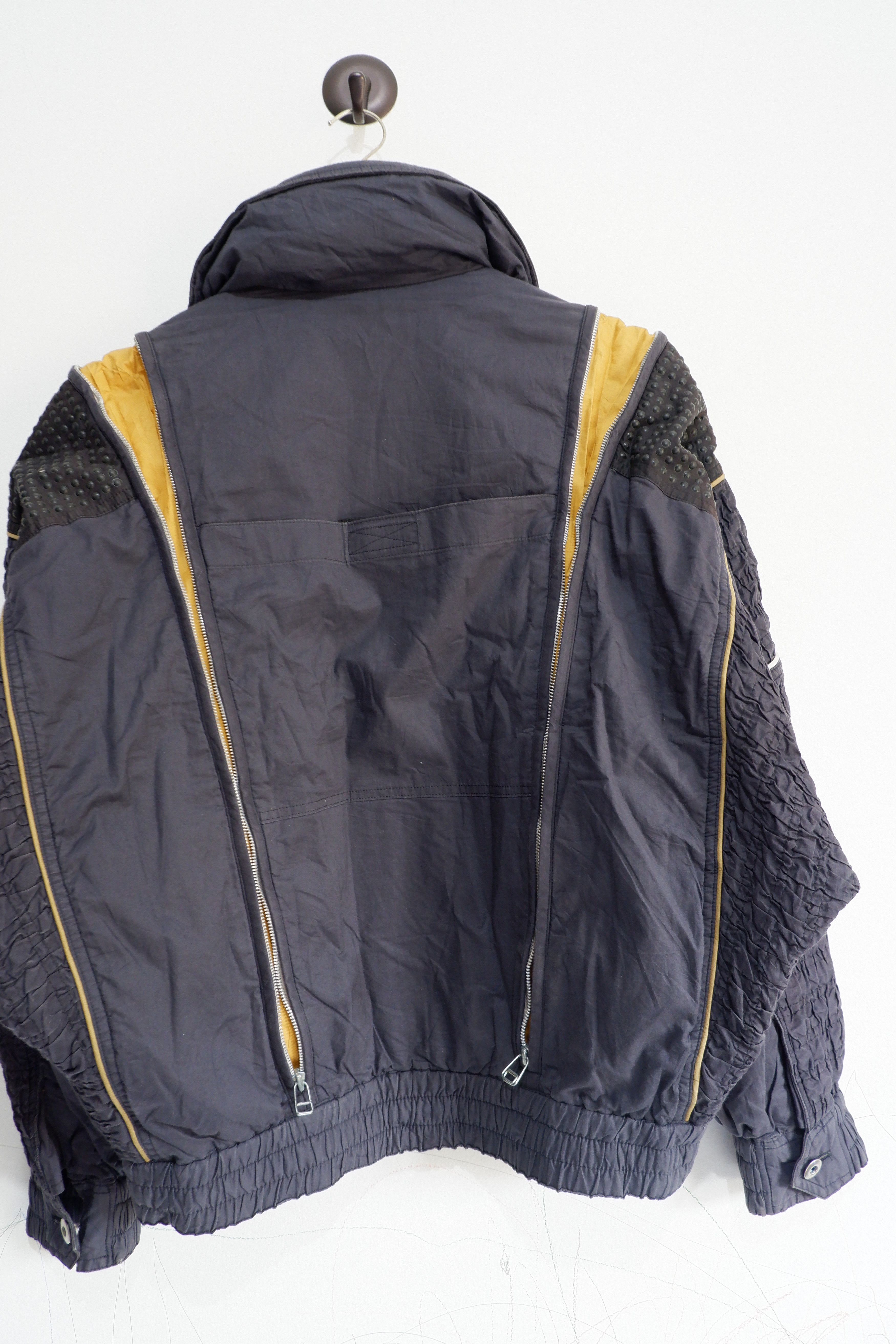 Marithe + Francois Girbaud Vintage DiMaggio Parachute Multi Zipper Pocket Bomber Jacket Size US L / EU 52-54 / 3 - 7 Thumbnail