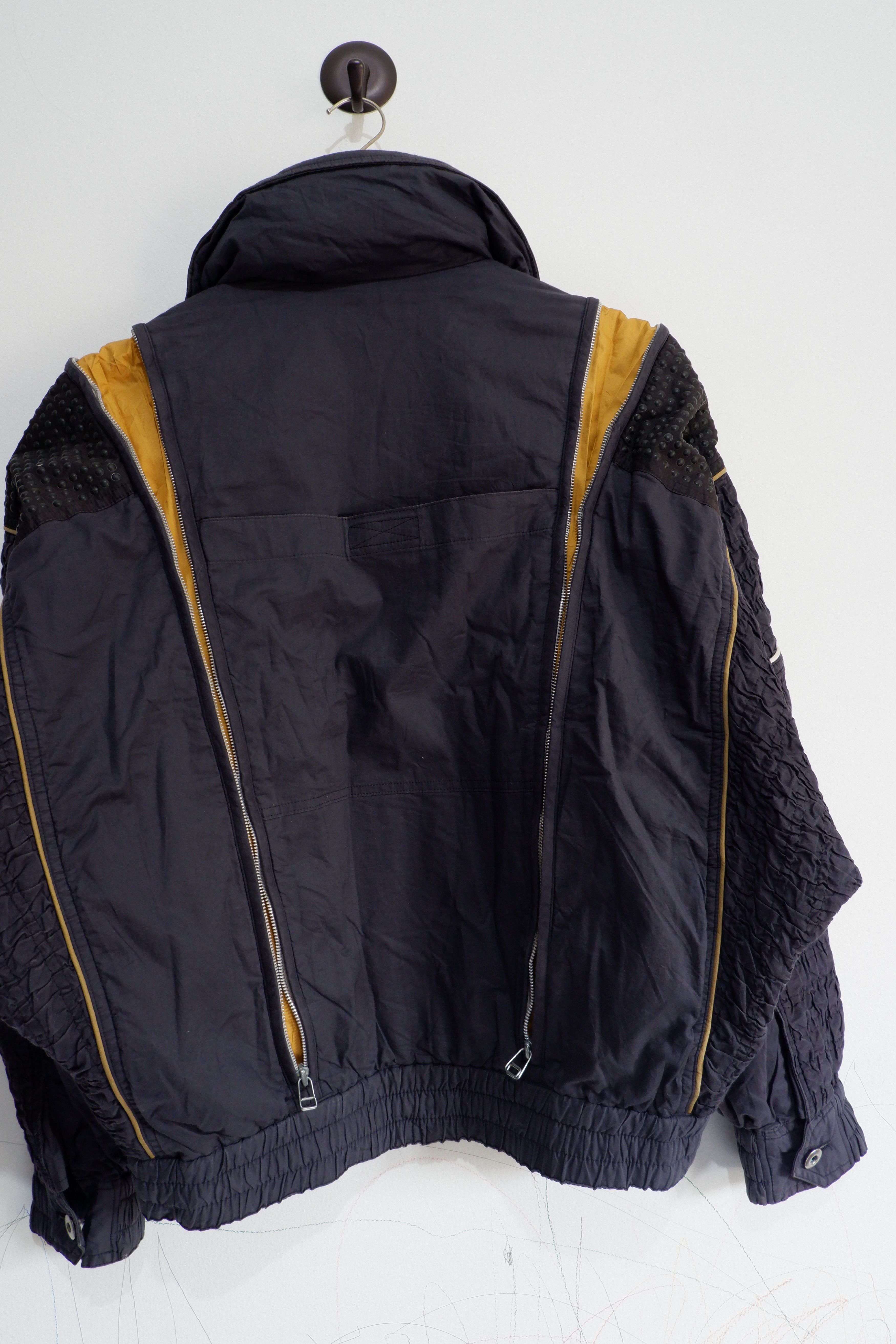 Marithe + Francois Girbaud Vintage DiMaggio Parachute Multi Zipper Pocket Bomber Jacket Size US L / EU 52-54 / 3 - 6 Thumbnail