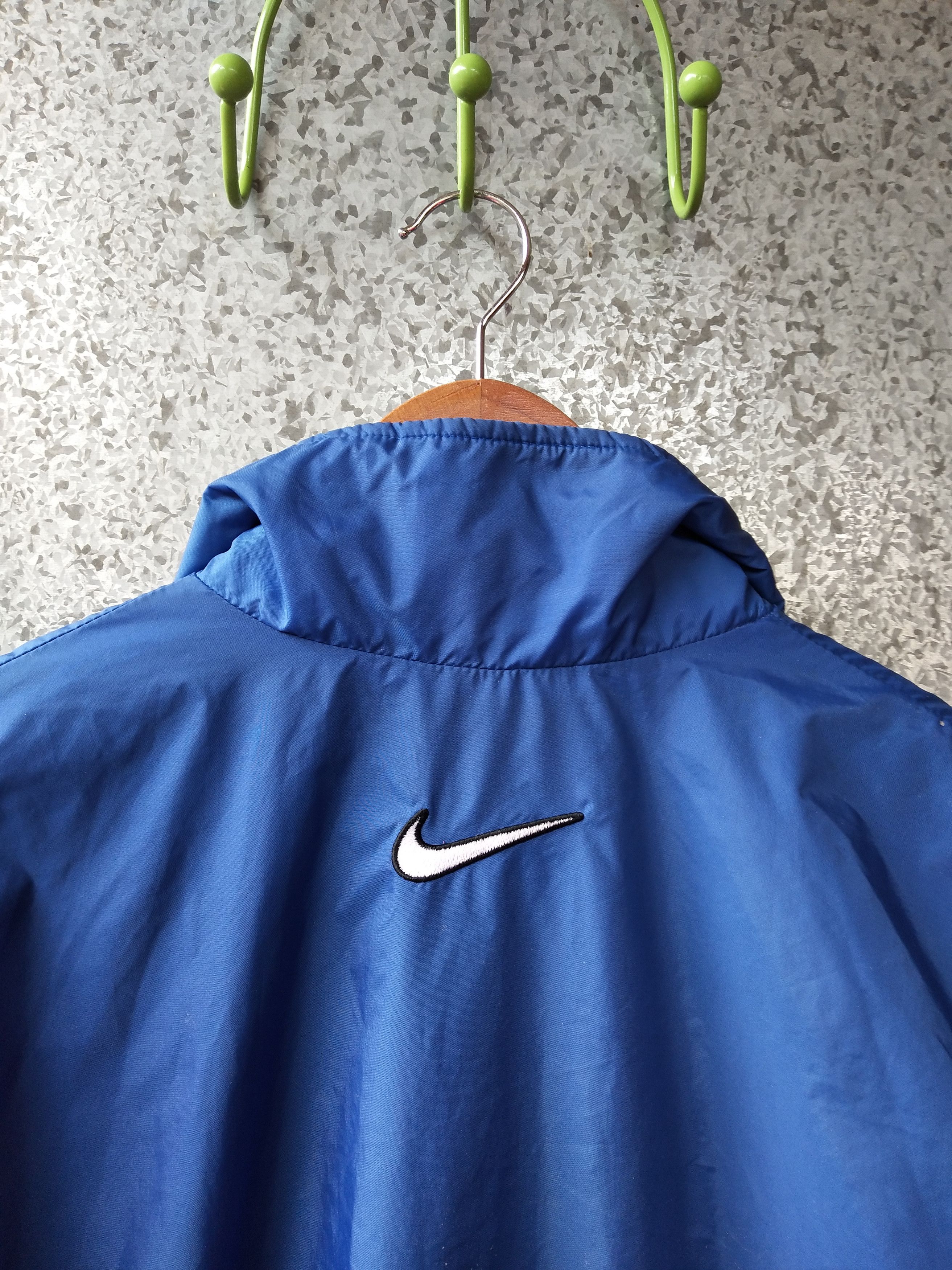 Nike 🔥 Vintage 90s Vintage NIKE windbreaker zipper light jacket Size US XL / EU 56 / 4 - 2 Thumbnail