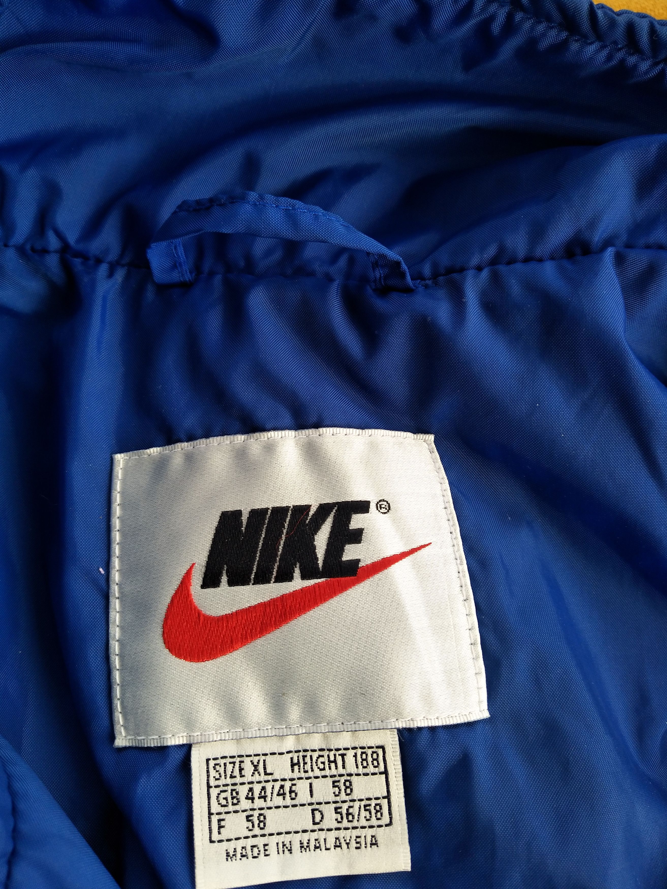Nike 🔥 Vintage 90s Vintage NIKE windbreaker zipper light jacket Size US XL / EU 56 / 4 - 6 Thumbnail