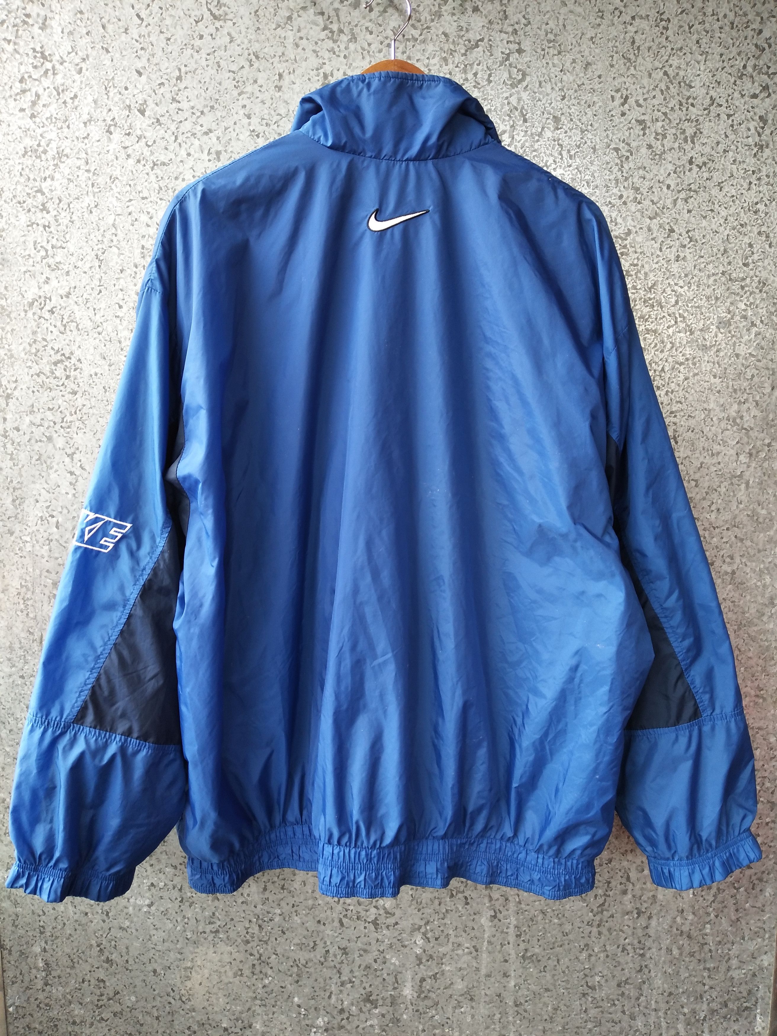 Nike 🔥 Vintage 90s Vintage NIKE windbreaker zipper light jacket Size US XL / EU 56 / 4 - 3 Thumbnail