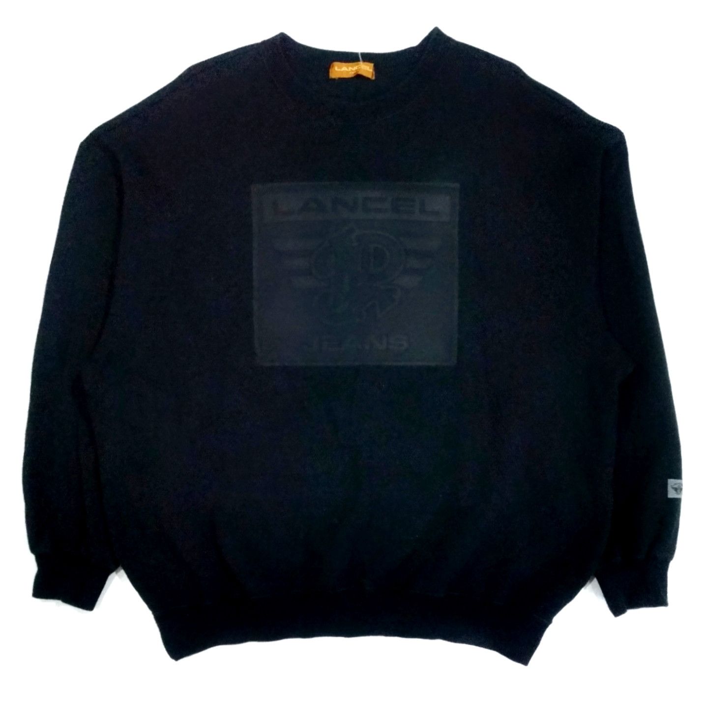 Designer × Lancel RARE! VTG LANCEL PARIS BIG SPELLOUT EMBOSSED SWEATSHIRT Size US XL / EU 56 / 4 - 1 Thumbnail