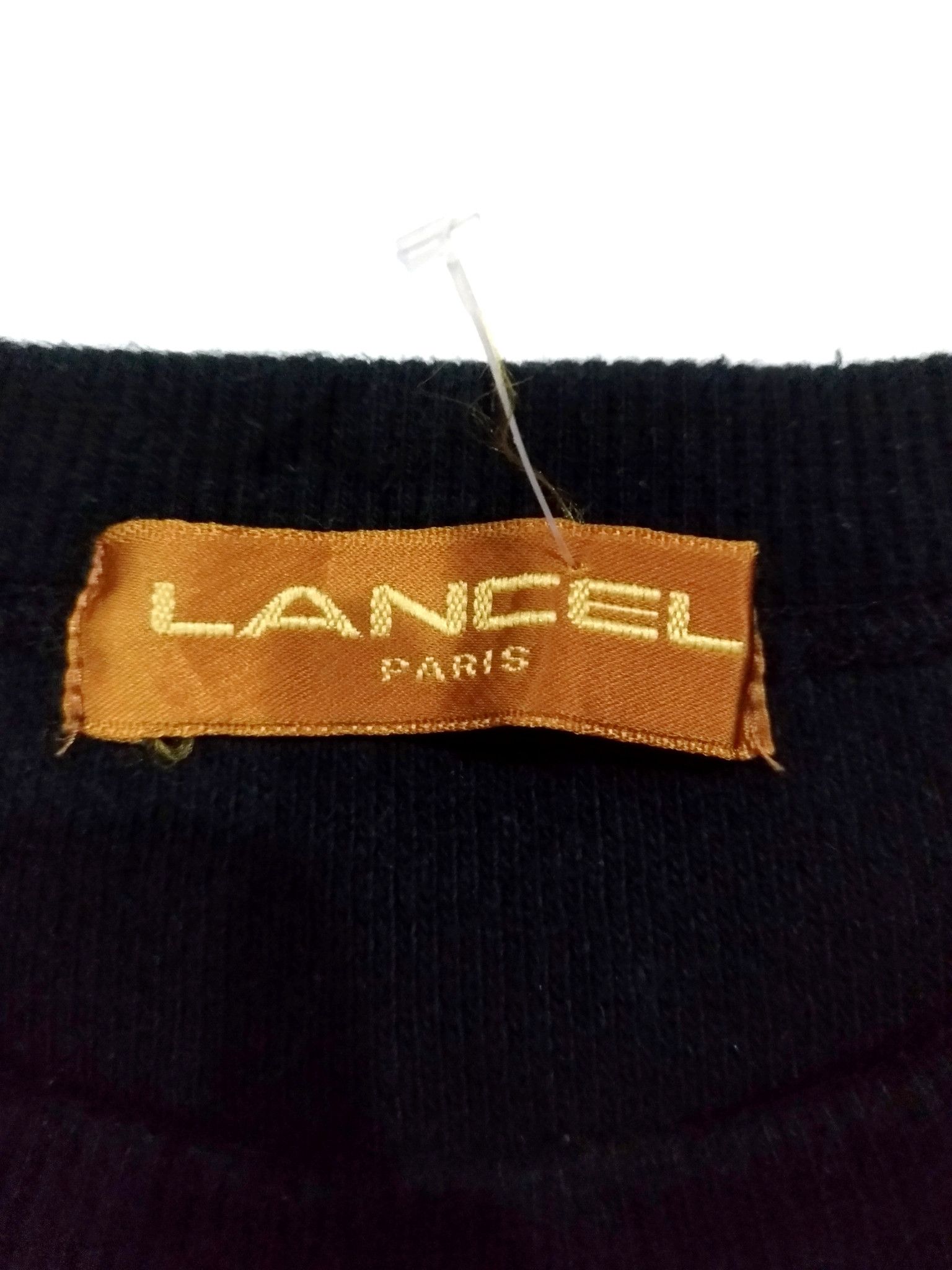 Designer × Lancel RARE! VTG LANCEL PARIS BIG SPELLOUT EMBOSSED SWEATSHIRT Size US XL / EU 56 / 4 - 6 Thumbnail