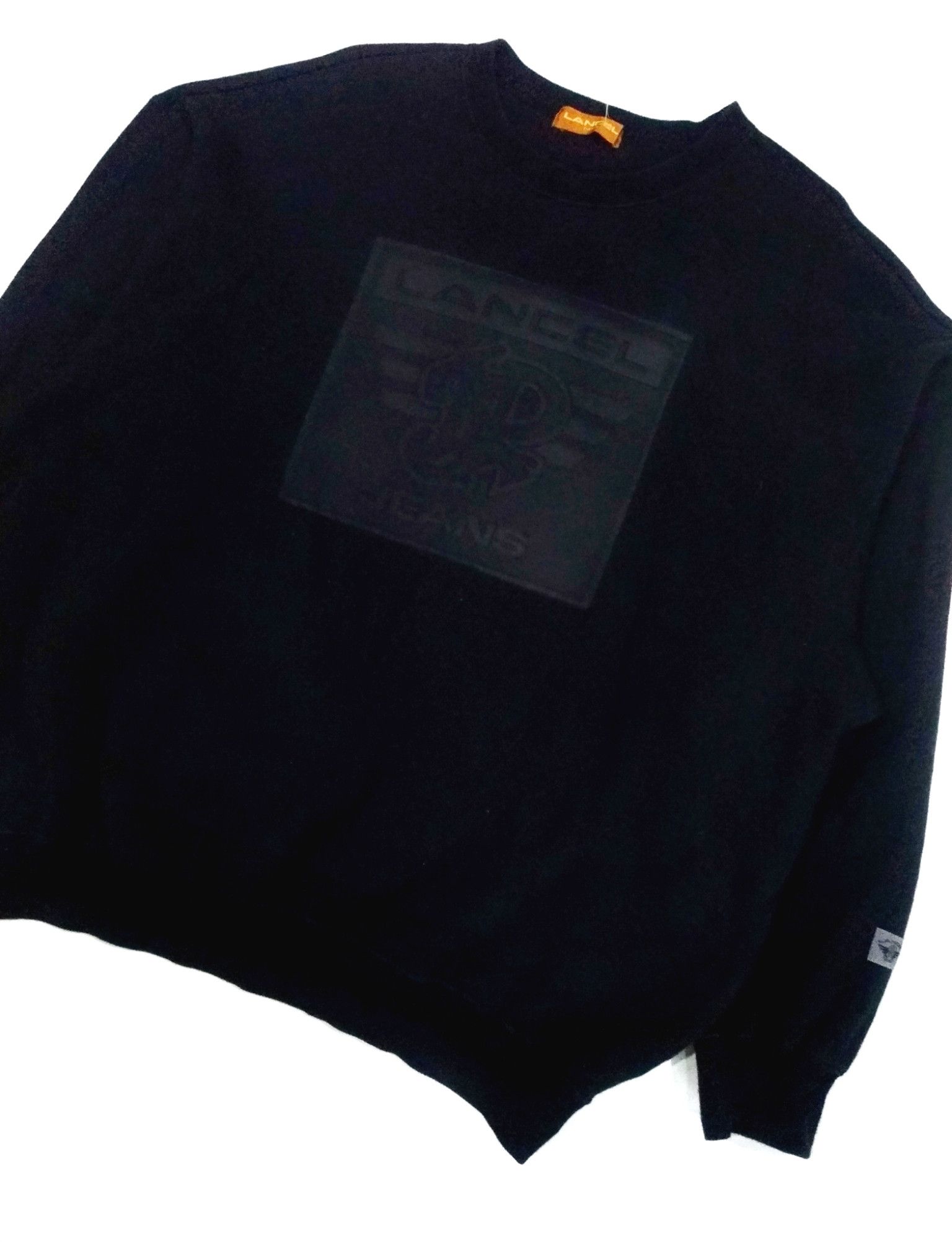 Designer × Lancel RARE! VTG LANCEL PARIS BIG SPELLOUT EMBOSSED SWEATSHIRT Size US XL / EU 56 / 4 - 2 Thumbnail