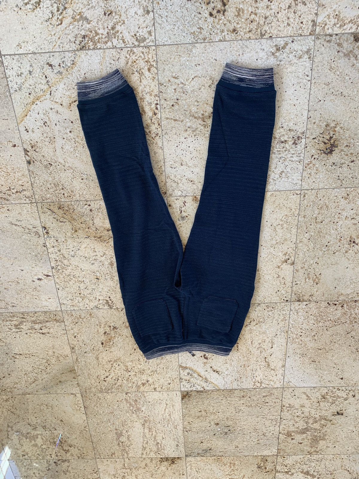 Missoni Teal Blue Herringbone Sweat Pants Size US 30 / EU 46 - 16 Thumbnail