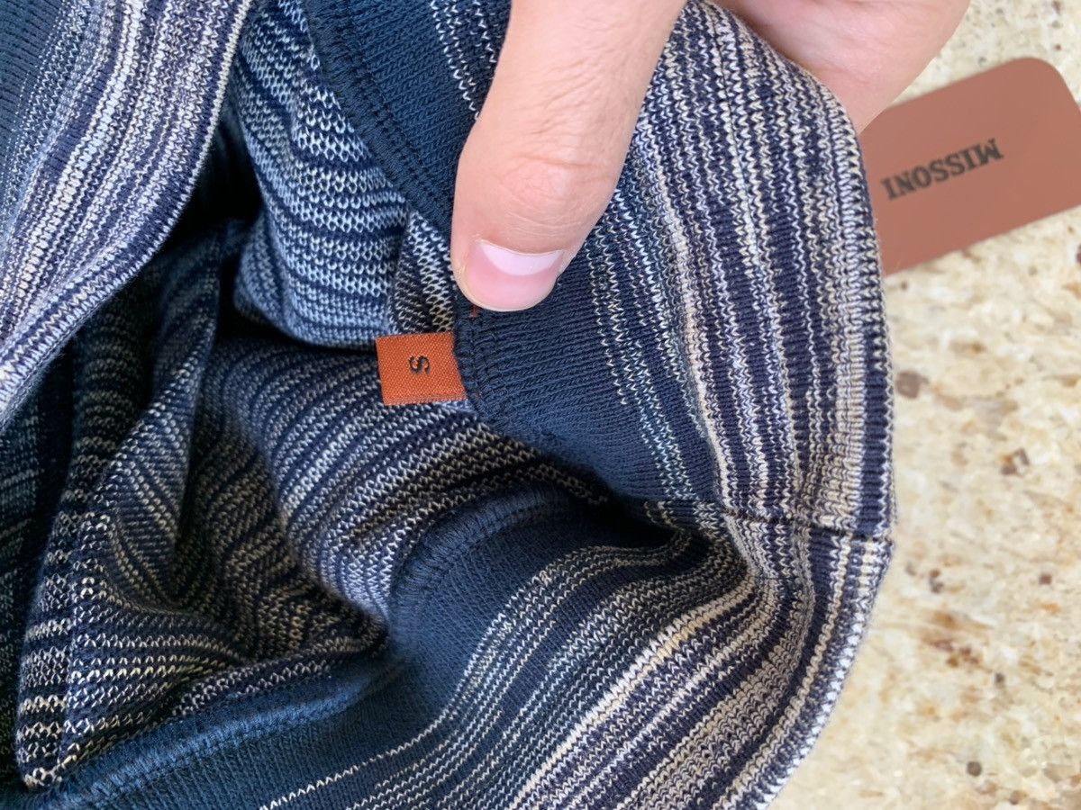 Missoni Teal Blue Herringbone Sweat Pants Size US 30 / EU 46 - 12 Thumbnail