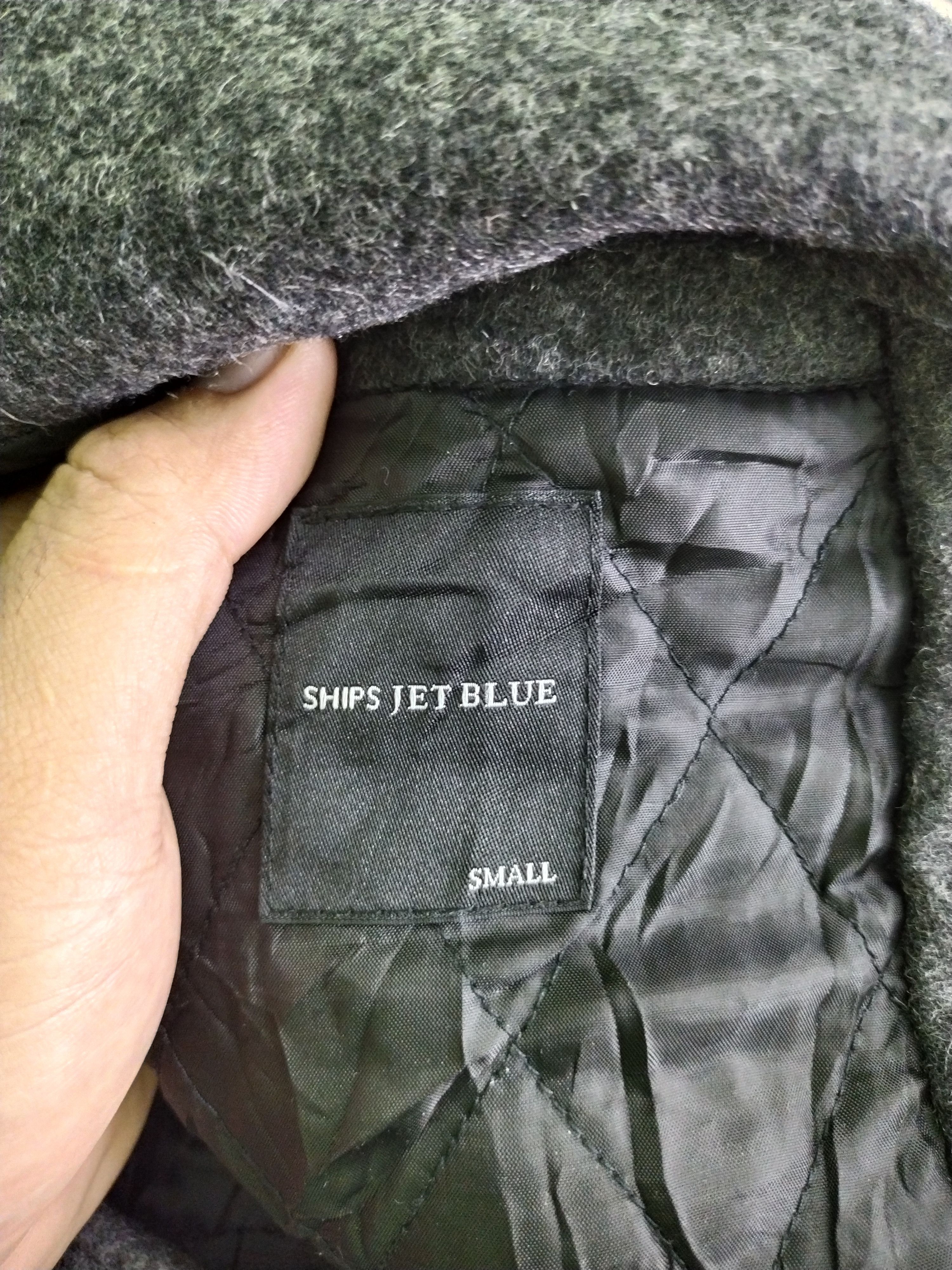 If Six Was Nine × Japanese Brand × Ships Jet Blue VINTAGE SHIPS JET BLUE SLEEVE SHEEP LEATHER X WOOL BODY Size US S / EU 44-46 / 1 - 8 Thumbnail