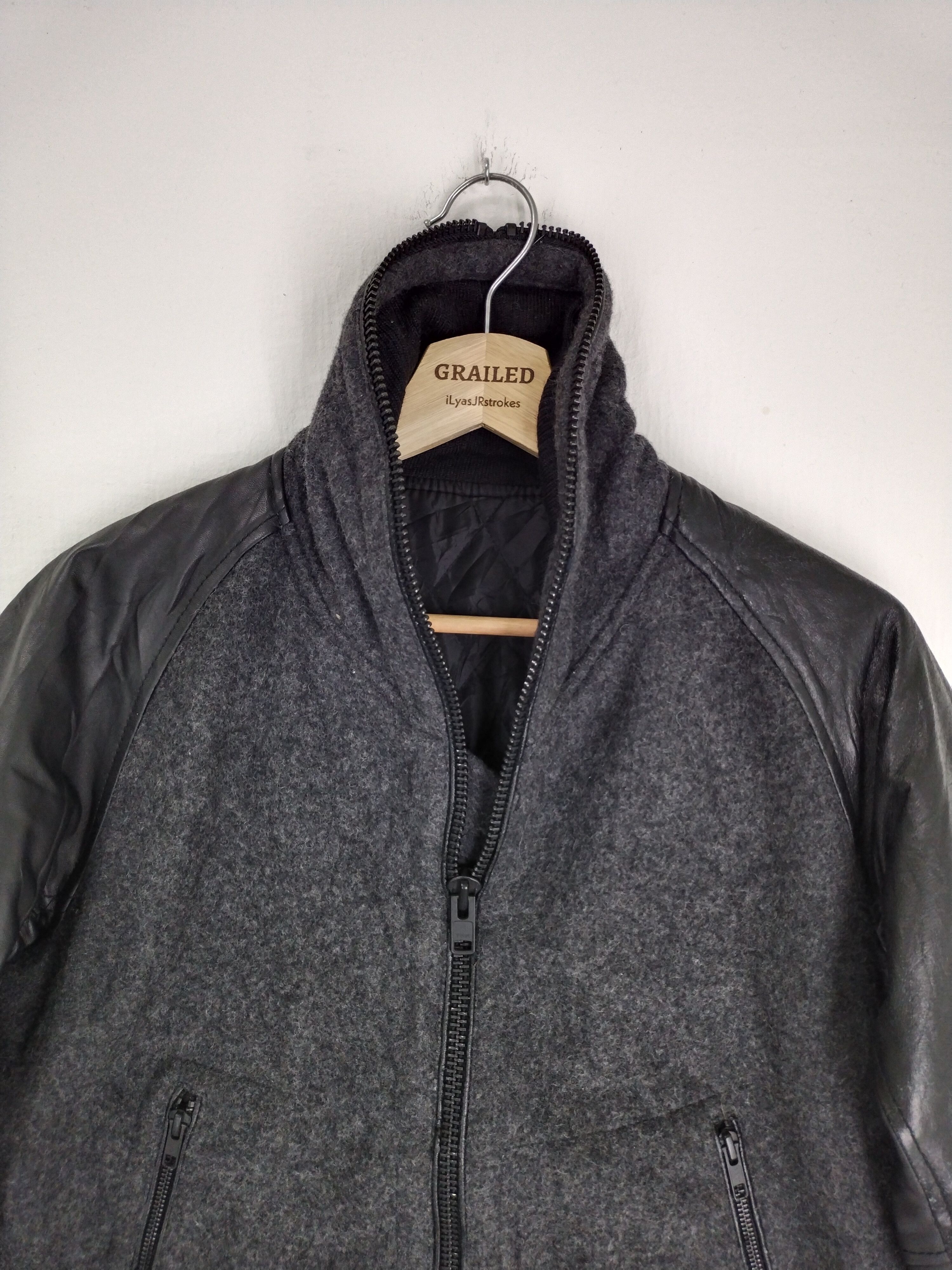 If Six Was Nine × Japanese Brand × Ships Jet Blue VINTAGE SHIPS JET BLUE SLEEVE SHEEP LEATHER X WOOL BODY Size US S / EU 44-46 / 1 - 4 Thumbnail