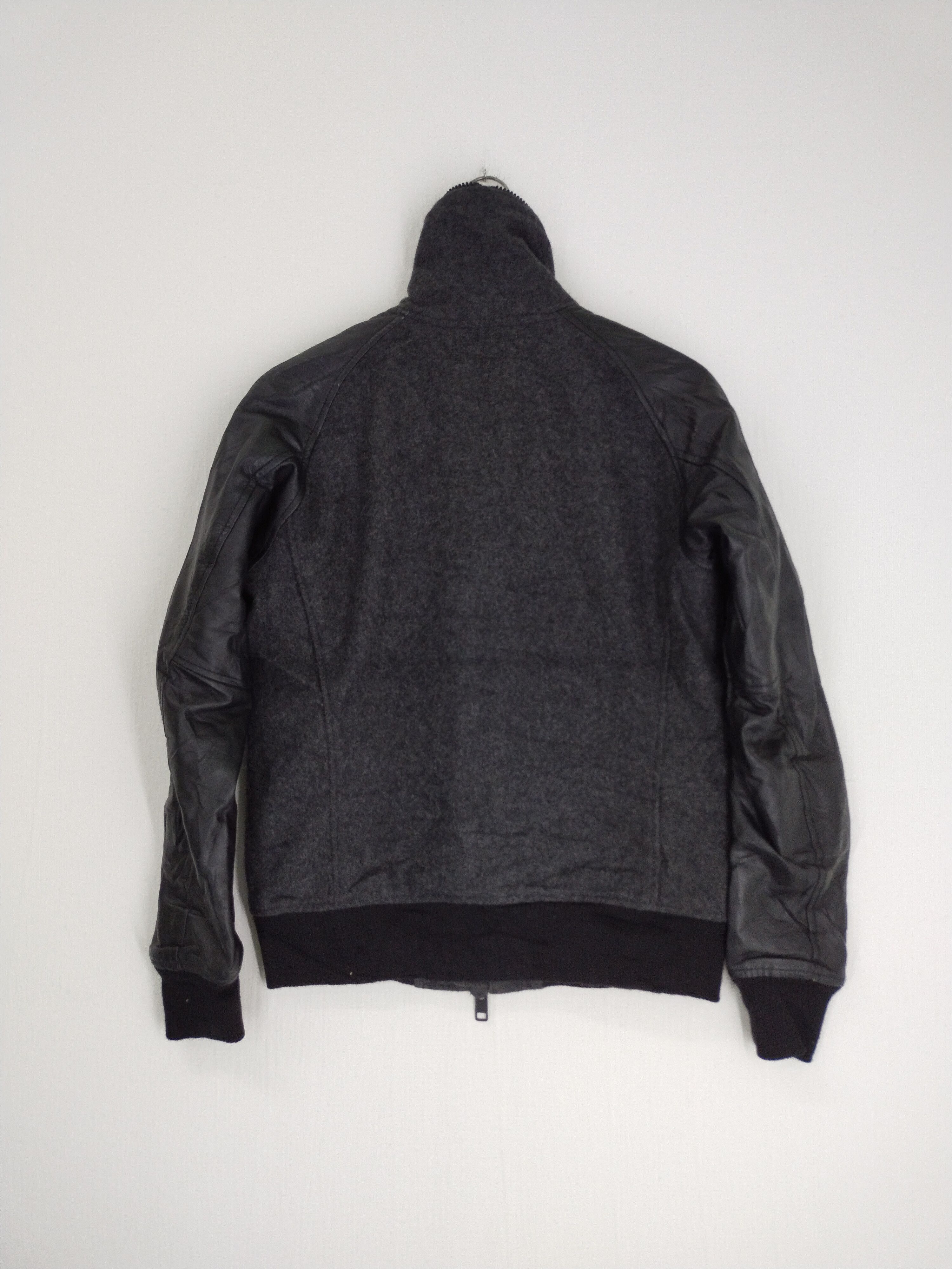 If Six Was Nine × Japanese Brand × Ships Jet Blue VINTAGE SHIPS JET BLUE SLEEVE SHEEP LEATHER X WOOL BODY Size US S / EU 44-46 / 1 - 7 Thumbnail